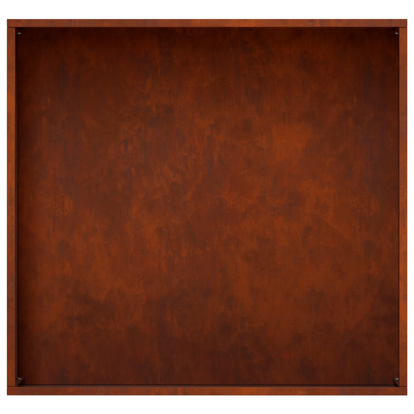 Vaso da giardino 2 pz Ruggine 50 x 50 x 75 cm Acciaio Corten