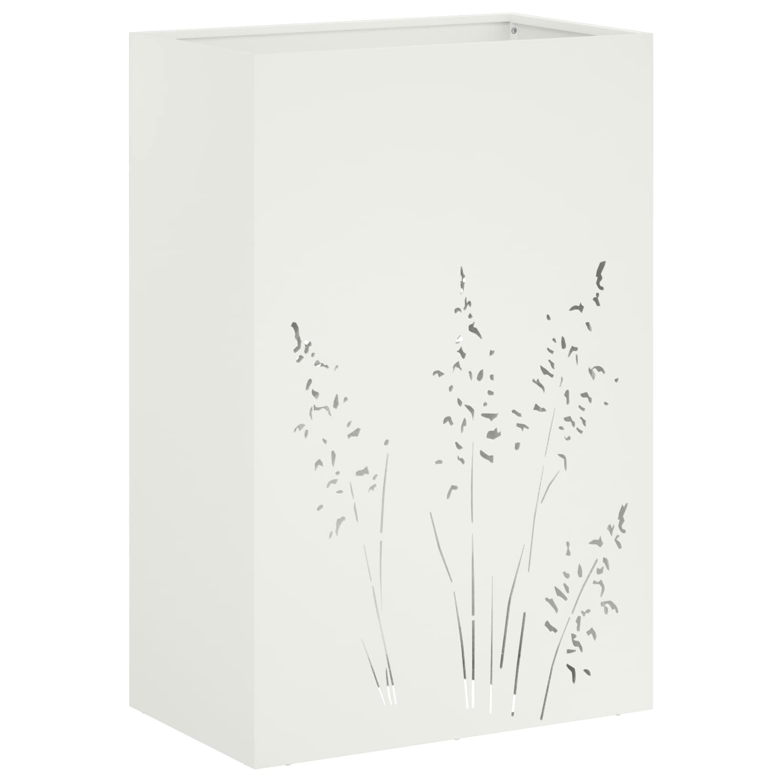Vaso da giardino Bianco 50 x 30 x 75 cm