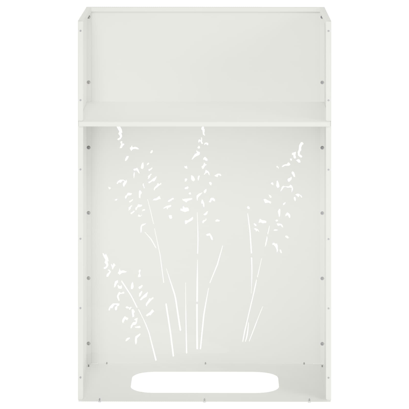 Vaso da giardino Bianco 50 x 30 x 75 cm