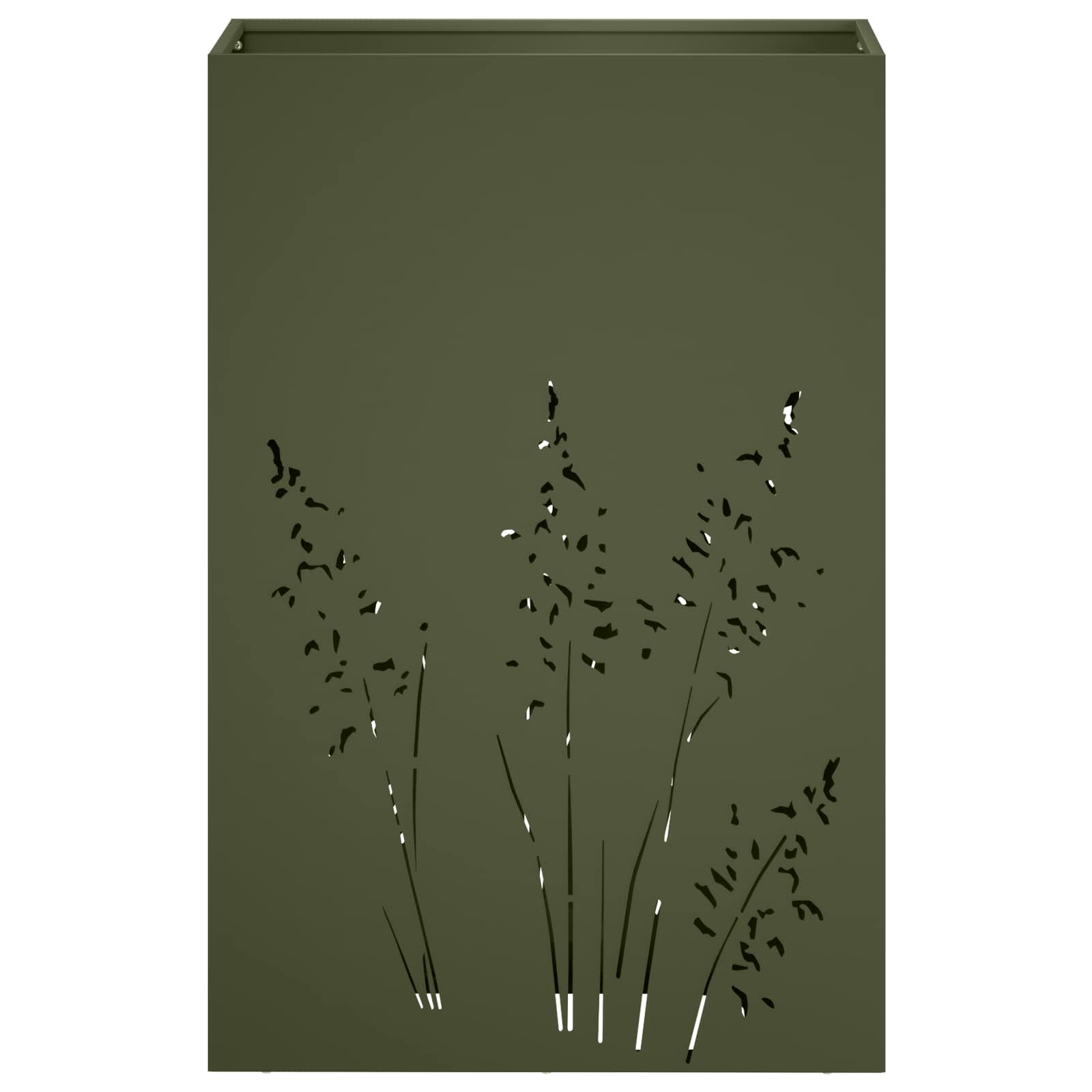 Vaso da giardino Verde Oliva 50 x 30 x 75 cm