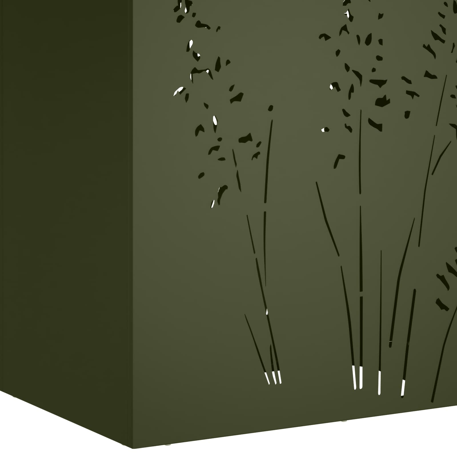 Vaso da giardino Verde Oliva 50 x 30 x 75 cm