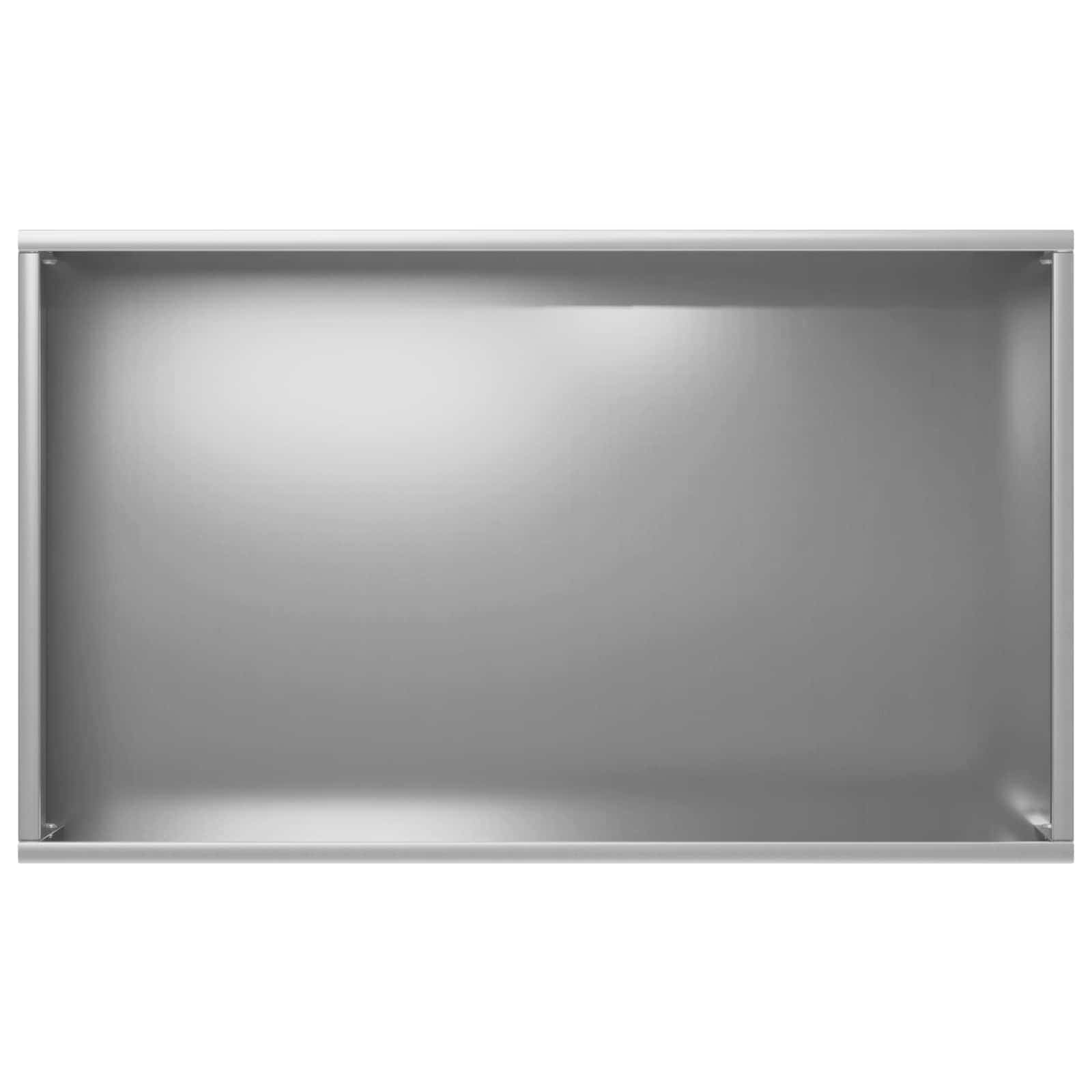 Vaso da giardino 2 pz Argento 50 x 30 x 75 cm Acciaio zincato