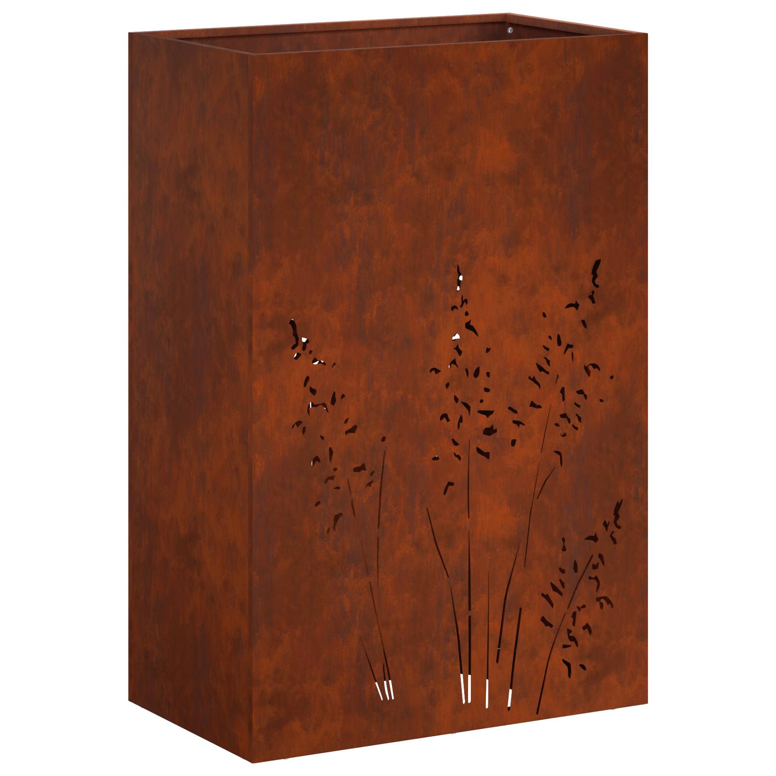 Vaso da giardino Ruggine 50 x 30 x 75 cm Acciaio Corten
