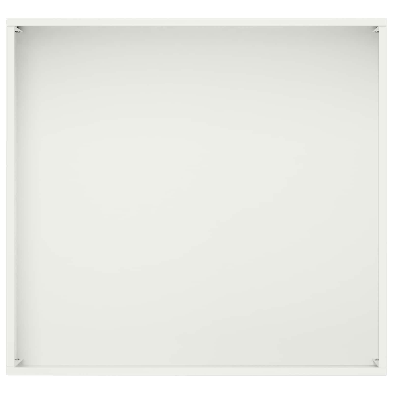 Vaso da giardino 2 pz Bianco 50 x 50 x 49 cm