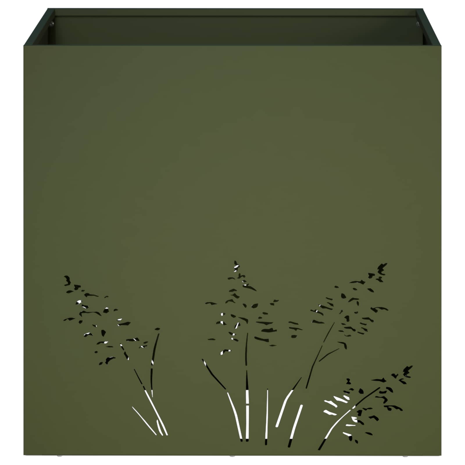 Vaso da giardino Verde Oliva 50 x 50 x 49 cm