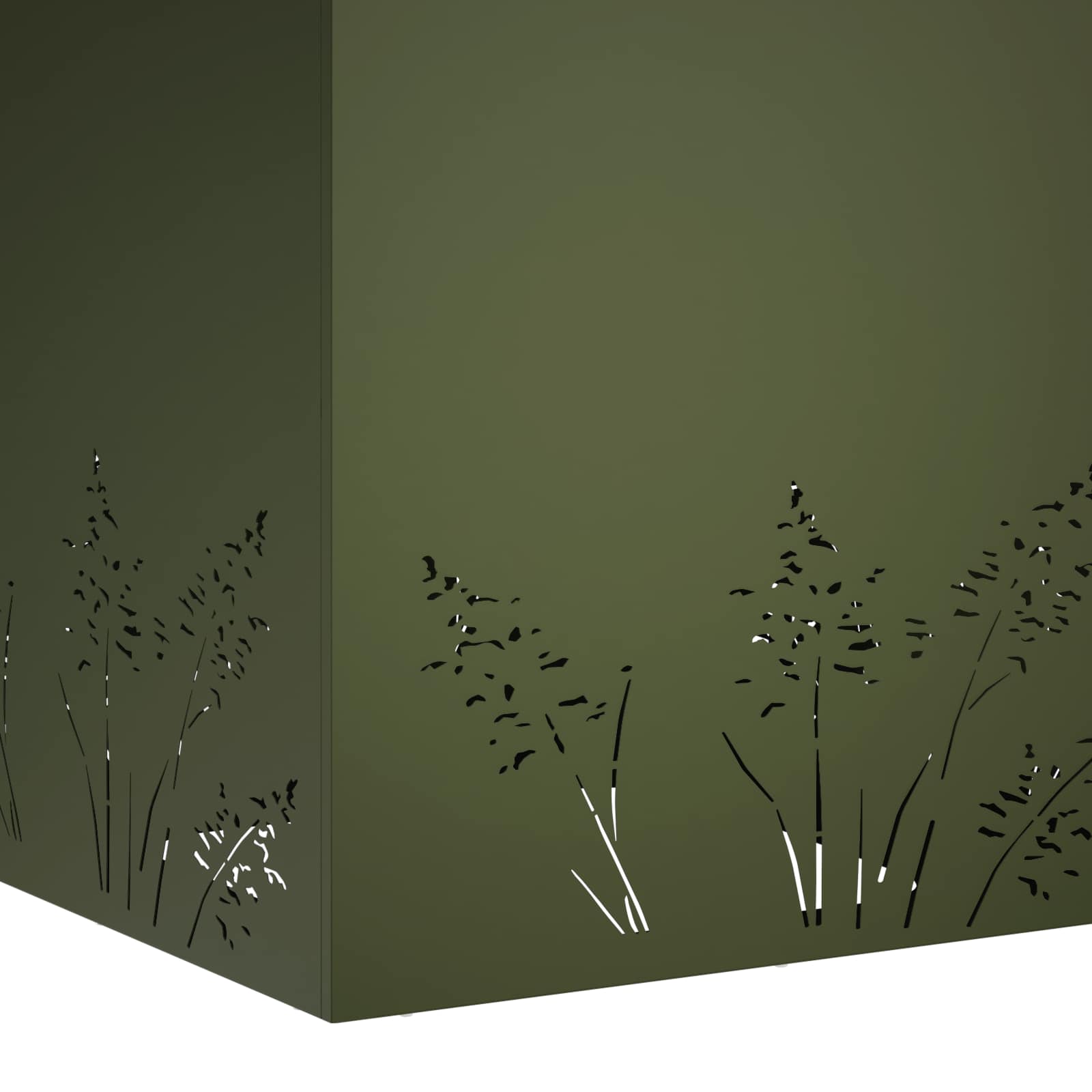 Vaso da giardino Verde Oliva 50 x 50 x 49 cm