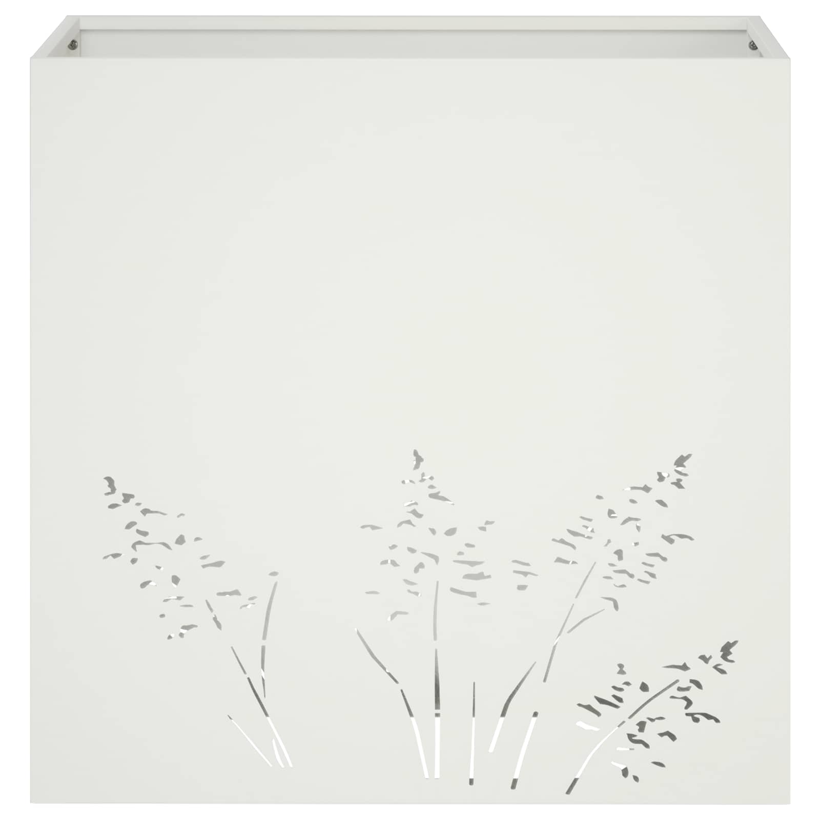 Vaso da giardino Bianco 50 x 30 x 49 cm