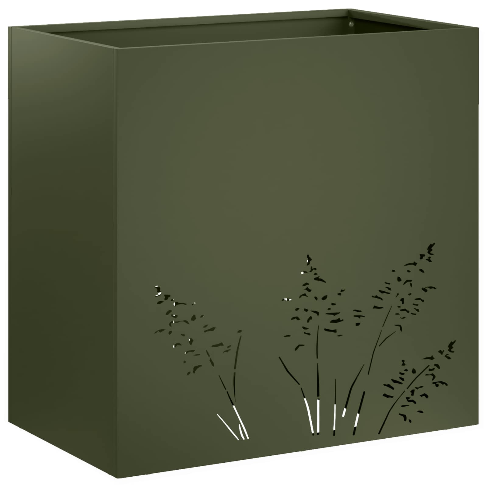 Vaso da giardino Verde Oliva 50 x 30 x 49 cm