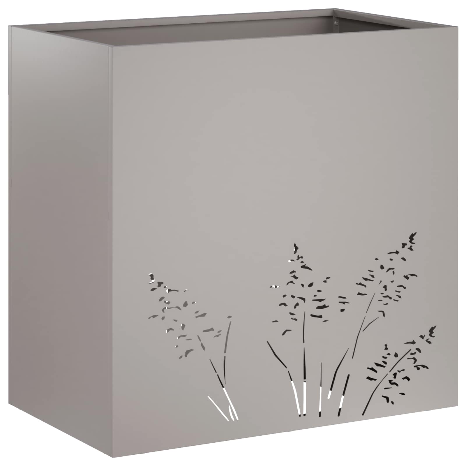 Vaso da giardino Ruggine 50 x 30 x 49 cm Acciaio Corten
