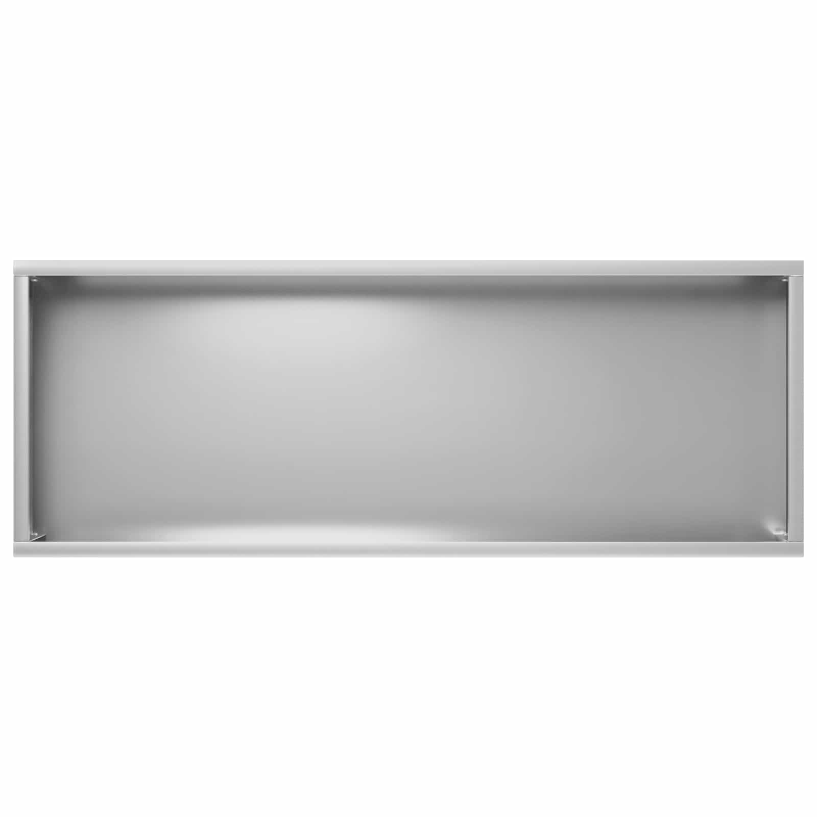 Vaso da giardino 2 pz Argento 80 x 30 x 49 cm Acciaio zincato