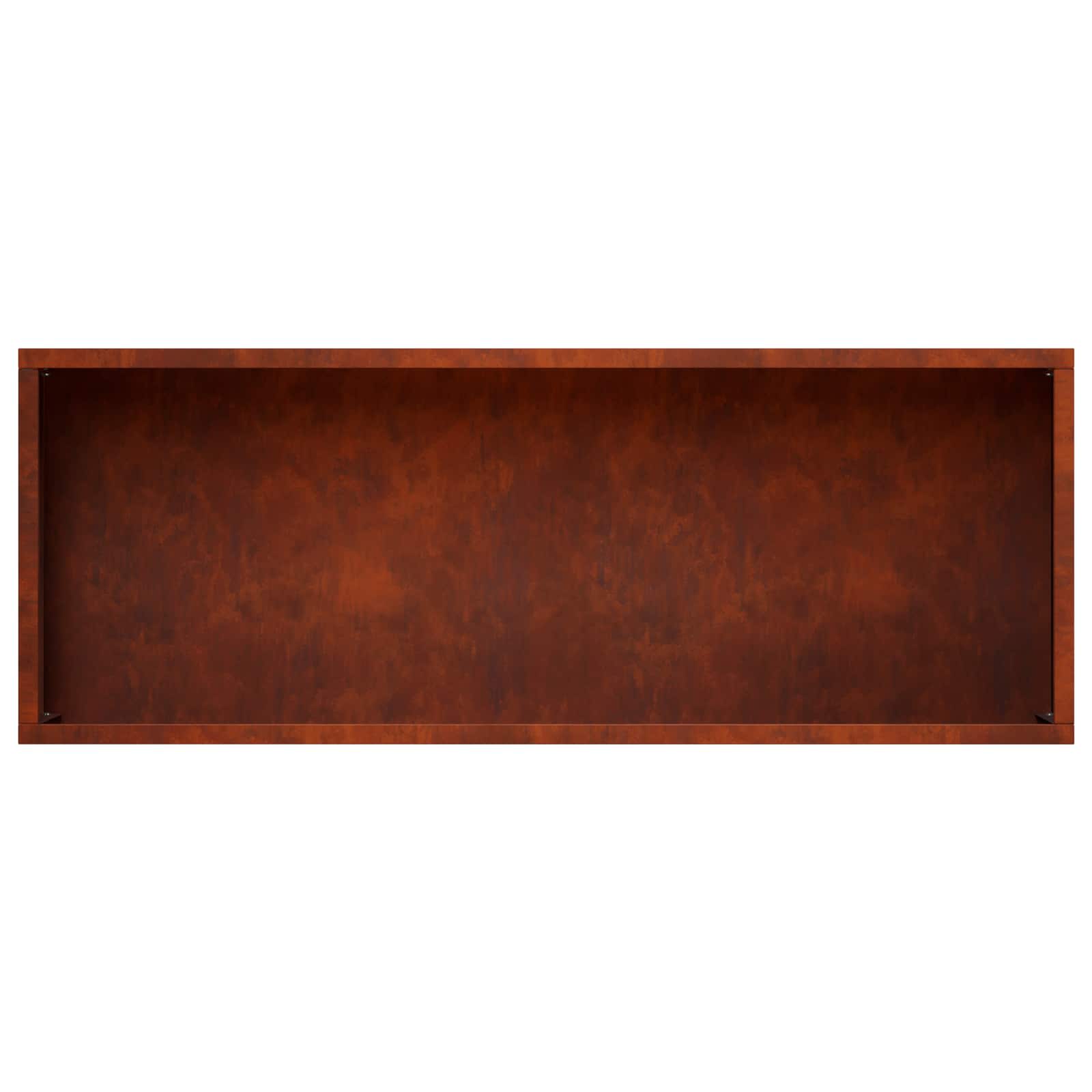 Vaso da giardino 2 pz Ruggine 80 x 30 x 49 cm Acciaio Corten