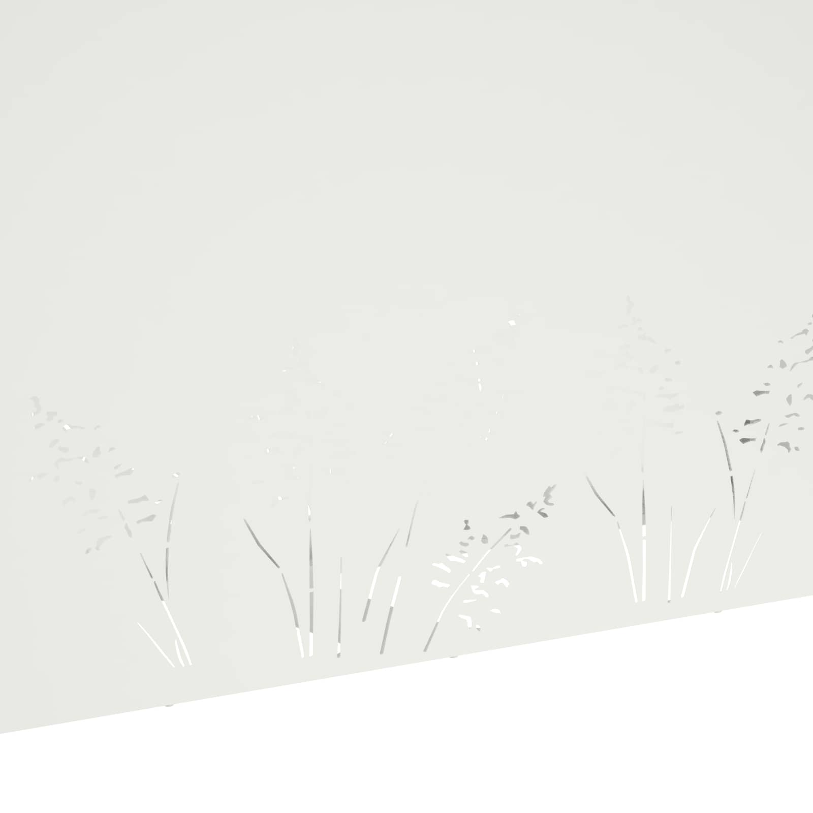 Vaso da giardino Bianco 100 x 20 x 49 cm