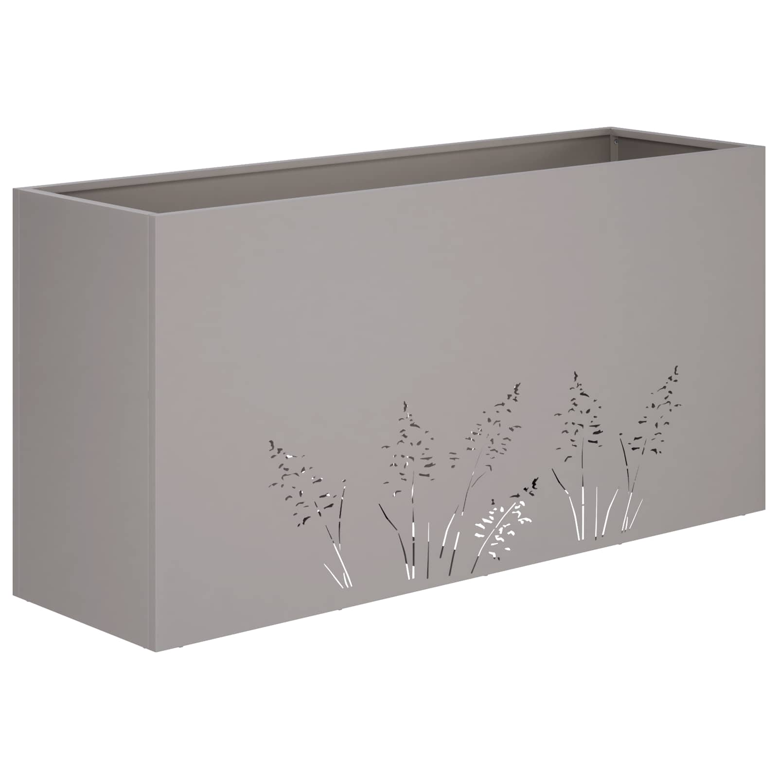 Vaso da giardino Ruggine 100 x 20 x 49 cm Acciaio Corten