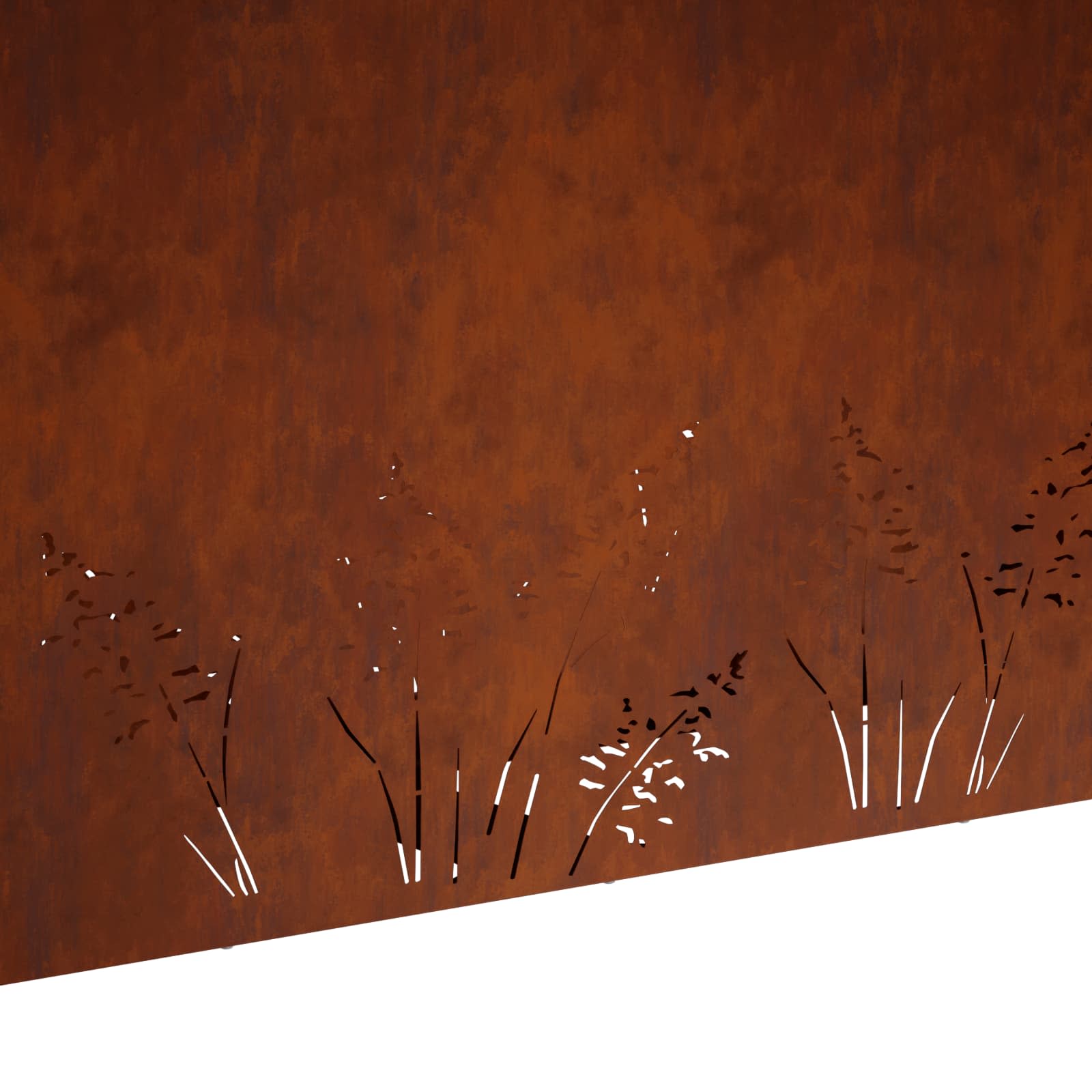 Vaso da giardino Ruggine 100 x 20 x 49 cm Acciaio Corten