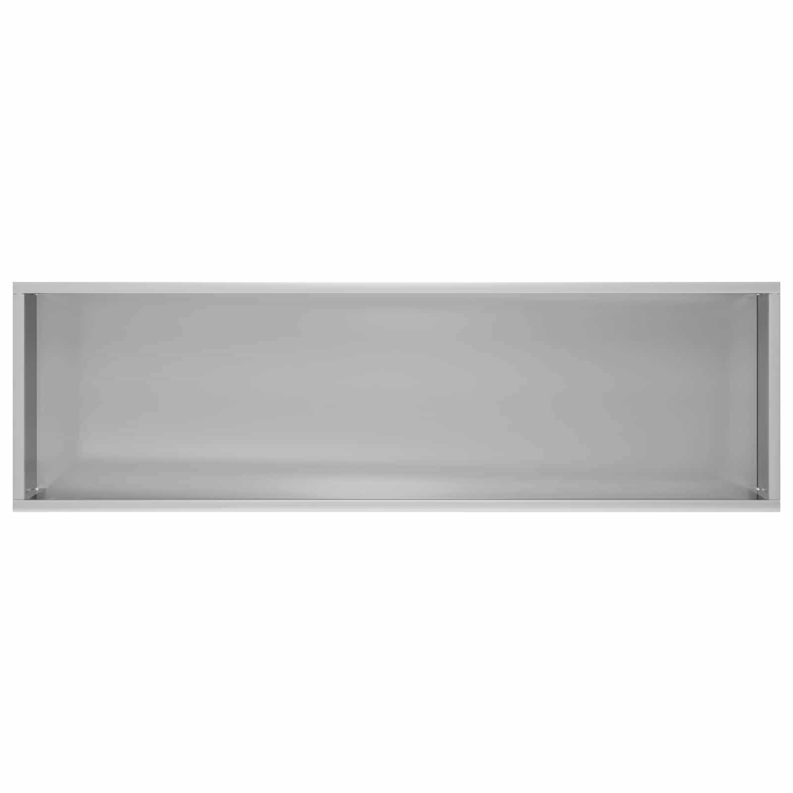 Vaso da giardino Argento 100 x 30 x 49 cm Acciaio zincato