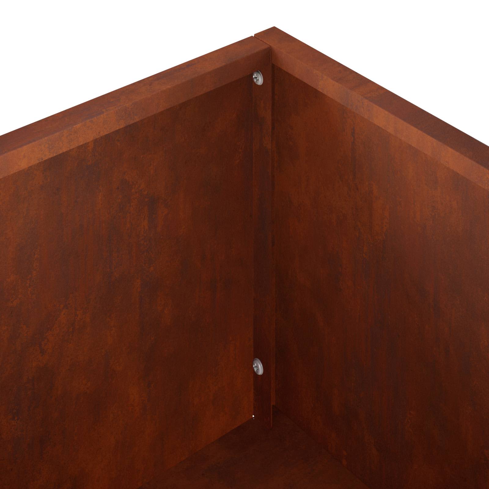 Vaso da giardino Ruggine 100 x 30 x 49 cm Acciaio Corten