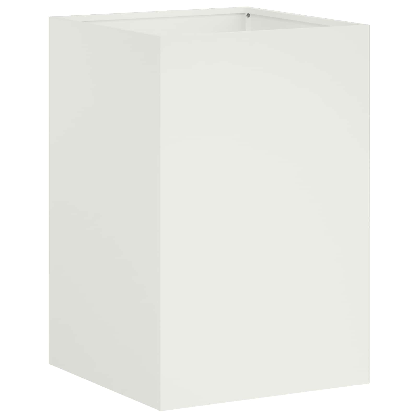Vaso da giardino Bianco 40 x 40 x 60 cm