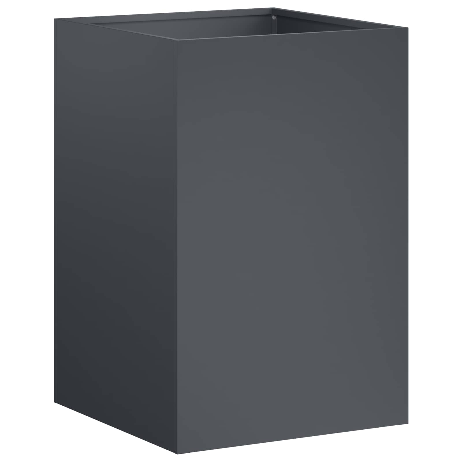Vaso da giardino Antracite 40 x 40 x 60 cm