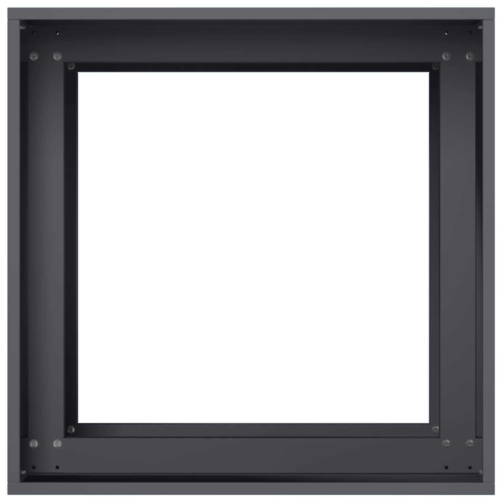 Vaso da giardino Antracite 40 x 40 x 60 cm