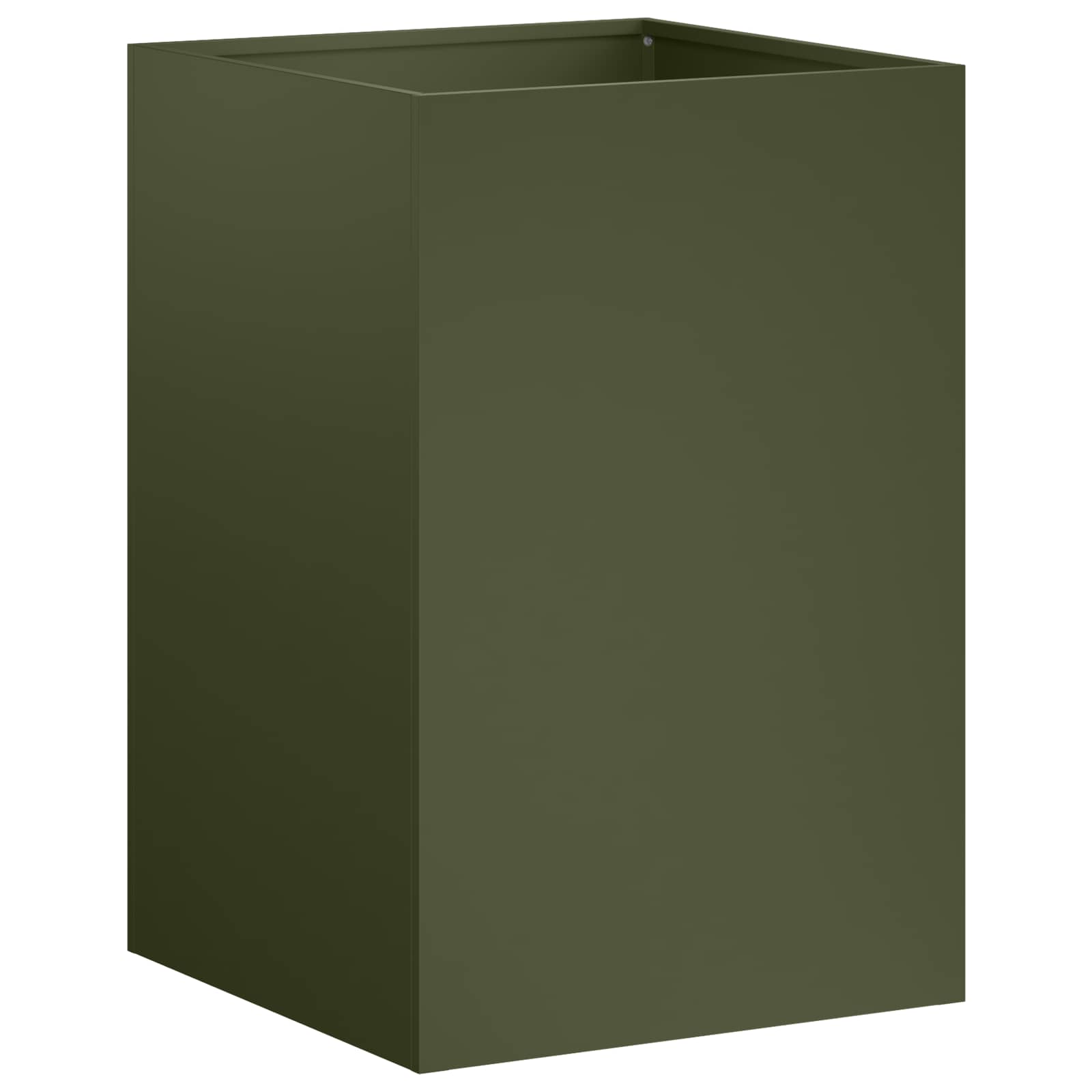 Vaso da giardino Verde Oliva 40 x 40 x 60 cm