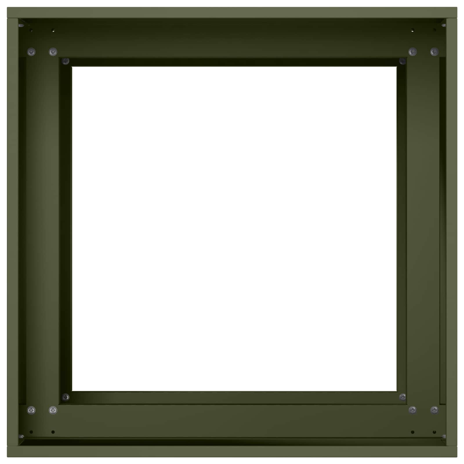 Vaso da giardino Verde Oliva 40 x 40 x 60 cm