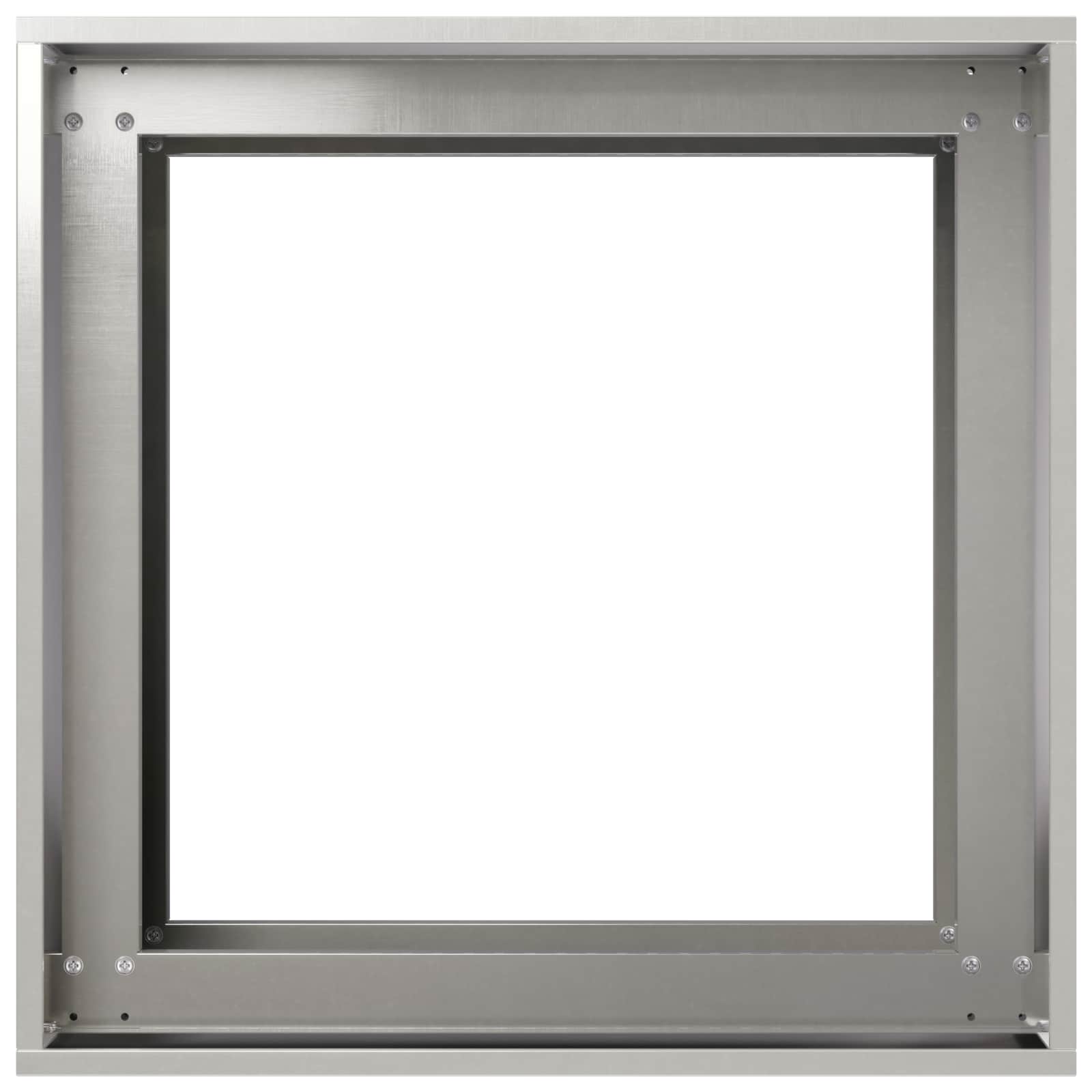 Vaso da giardino Argento 40 x 40 x 60 cm Acciaio Inox