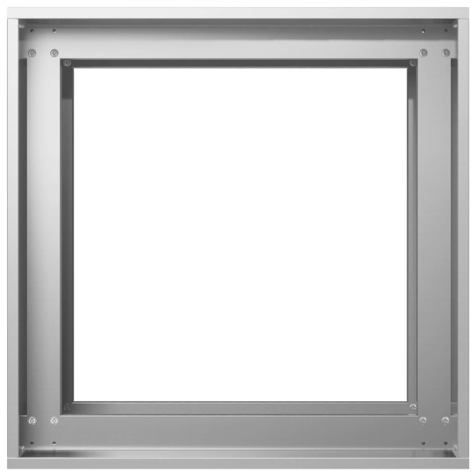 Vaso da giardino Argento 40 x 40 x 60 cm Acciaio zincato