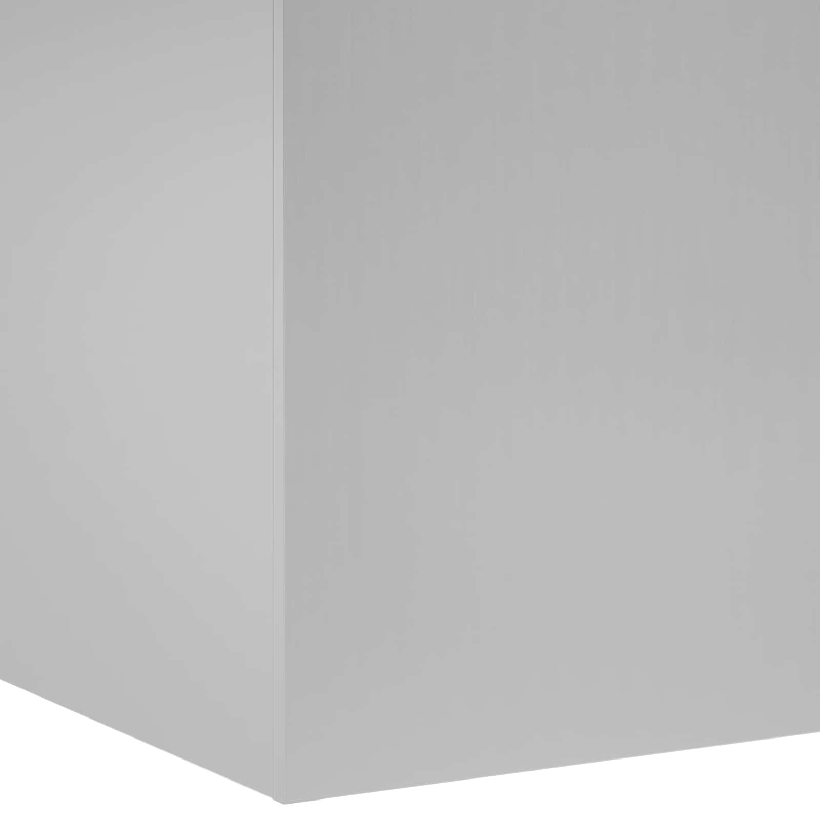 Vaso da giardino Argento 40 x 40 x 60 cm Acciaio zincato