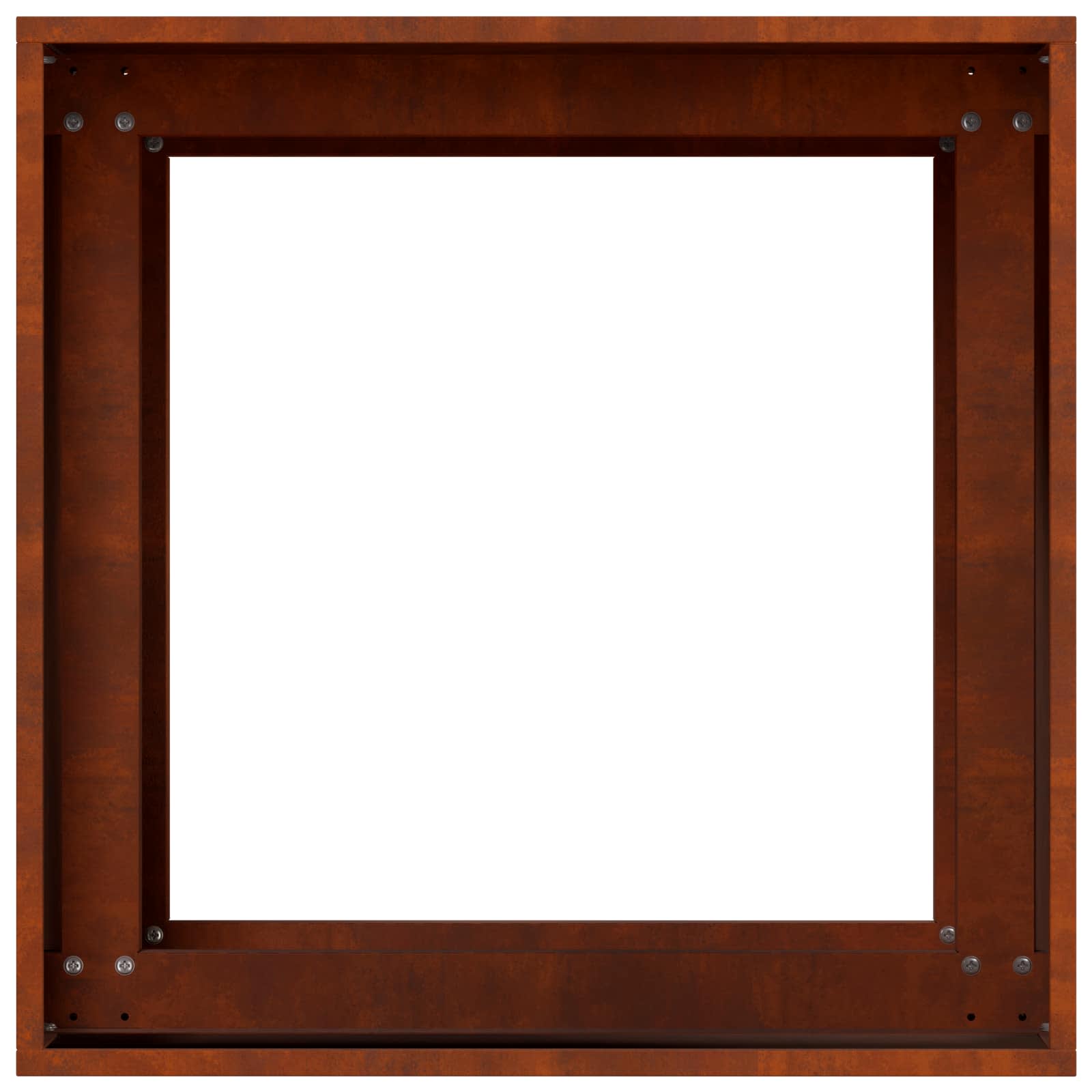 Vaso da giardino Ruggine 40 x 40 x 60 cm Acciaio Corten