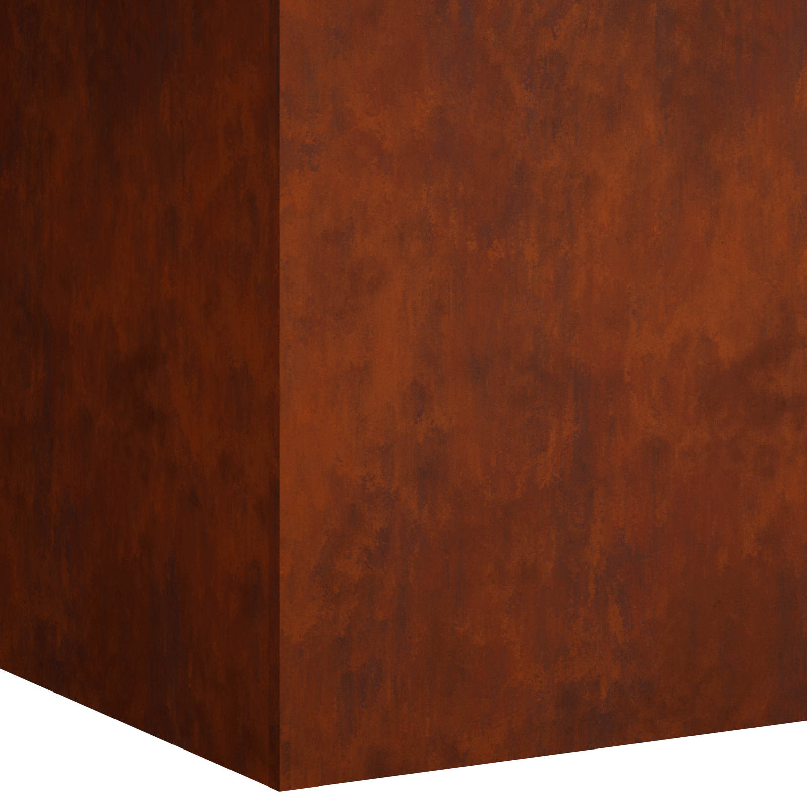 Vaso da giardino Ruggine 40 x 40 x 60 cm Acciaio Corten