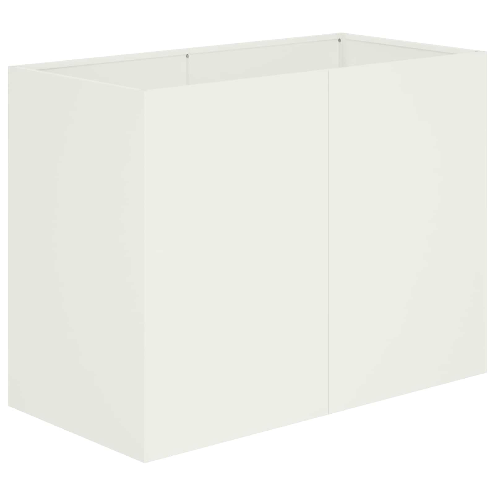 Vaso da giardino Bianco 80 x 40 x 60 cm