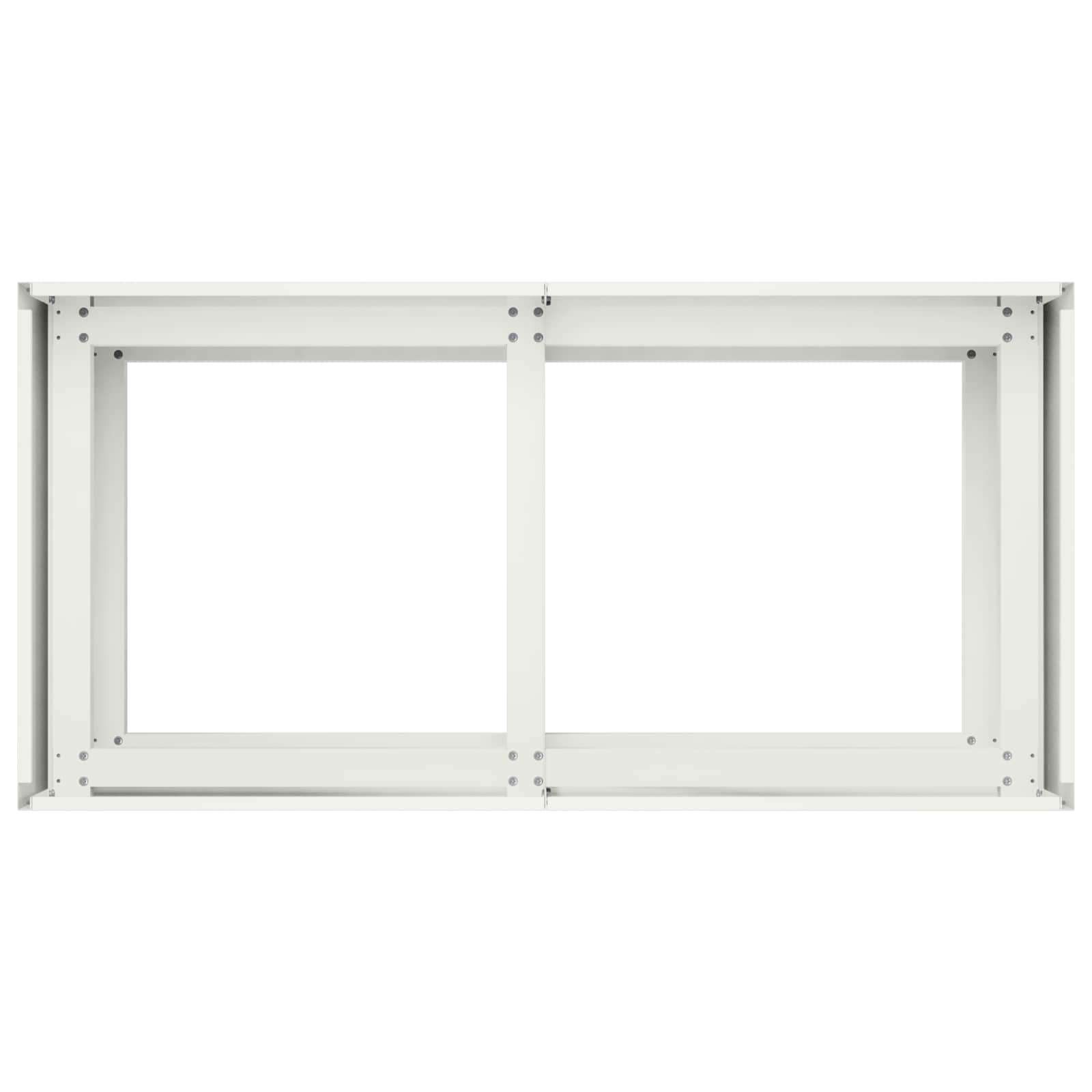 Vaso da giardino Bianco 80 x 40 x 60 cm