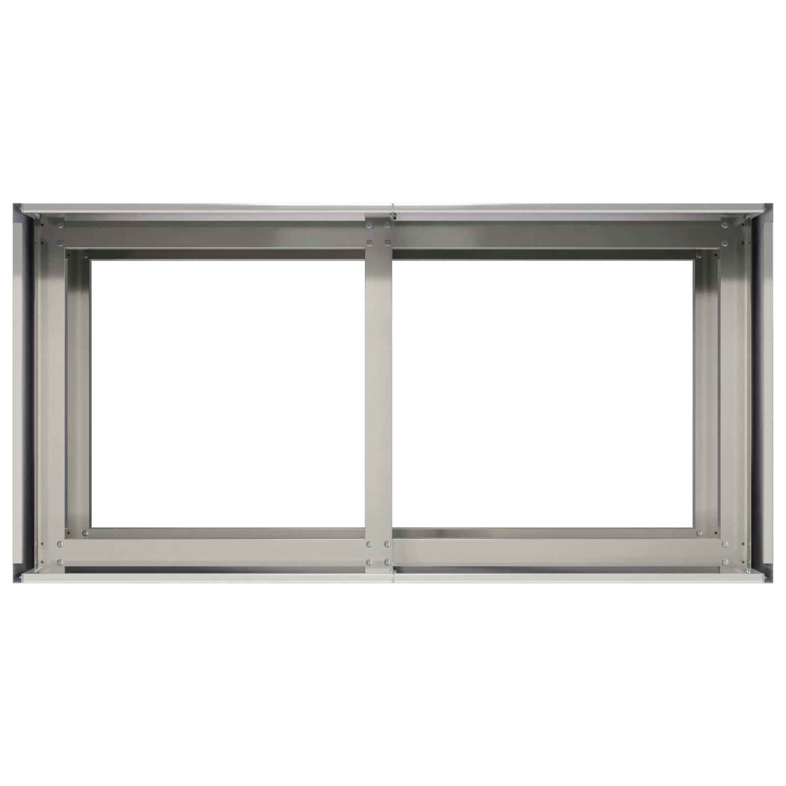 Vaso da giardino Argento 80 x 40 x 60 cm Acciaio Inox