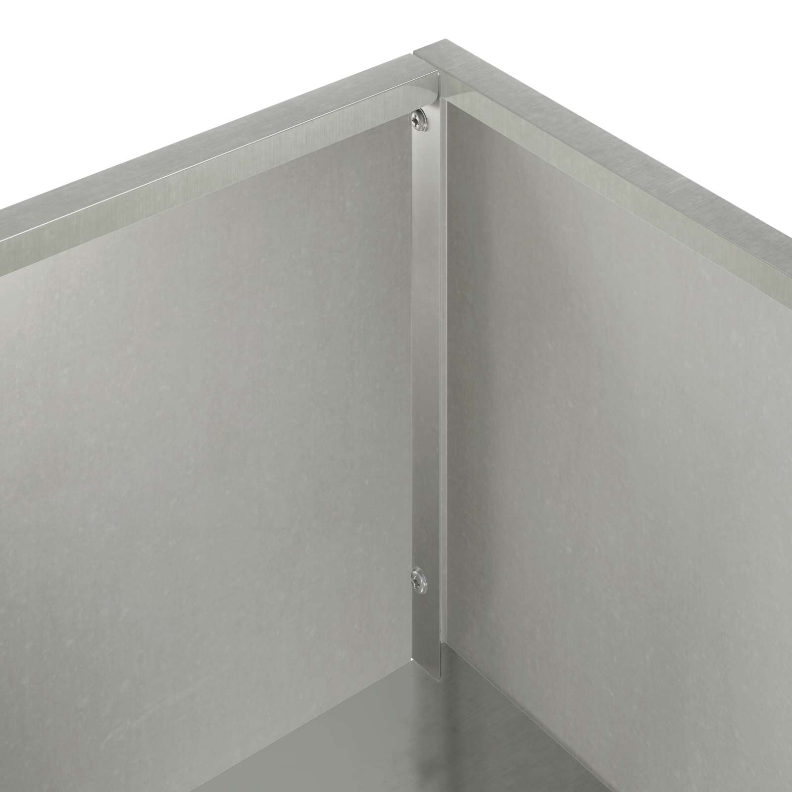Vaso da giardino Argento 80 x 40 x 60 cm Acciaio Inox