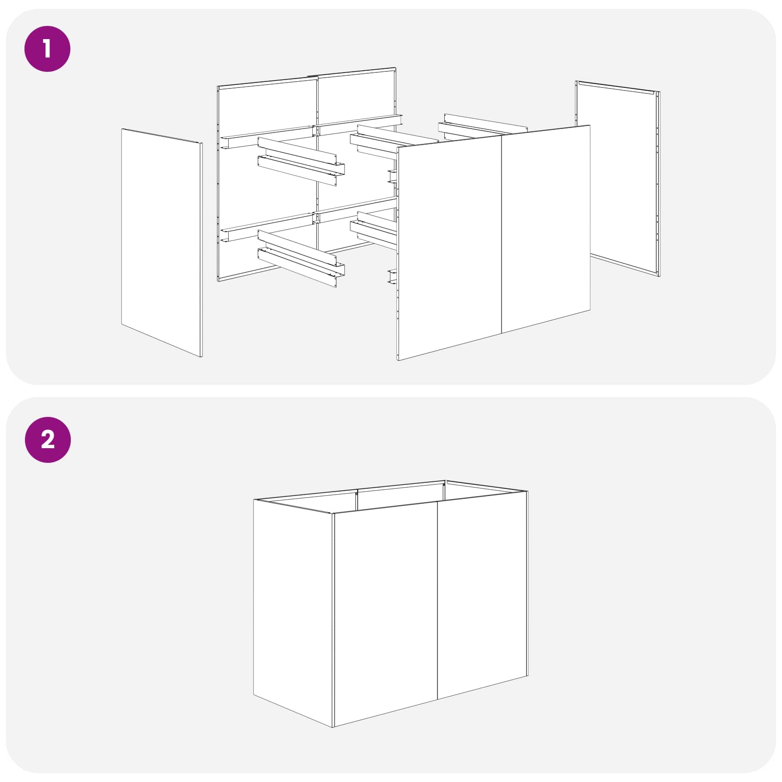 Vaso da giardino Argento 80 x 40 x 60 cm Acciaio Inox