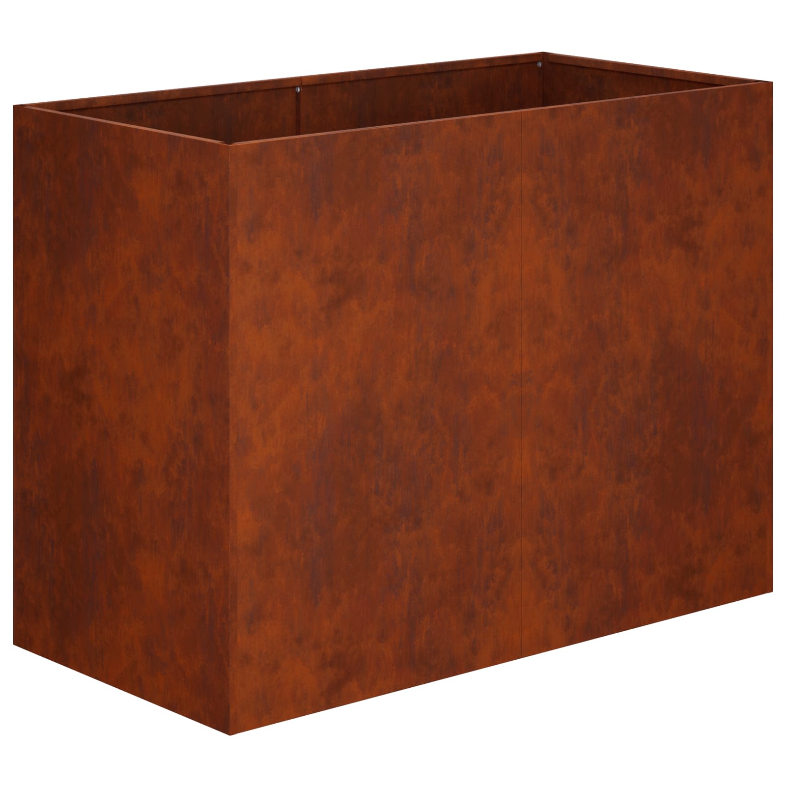Vaso da giardino Ruggine 80 x 40 x 60 cm Acciaio Corten