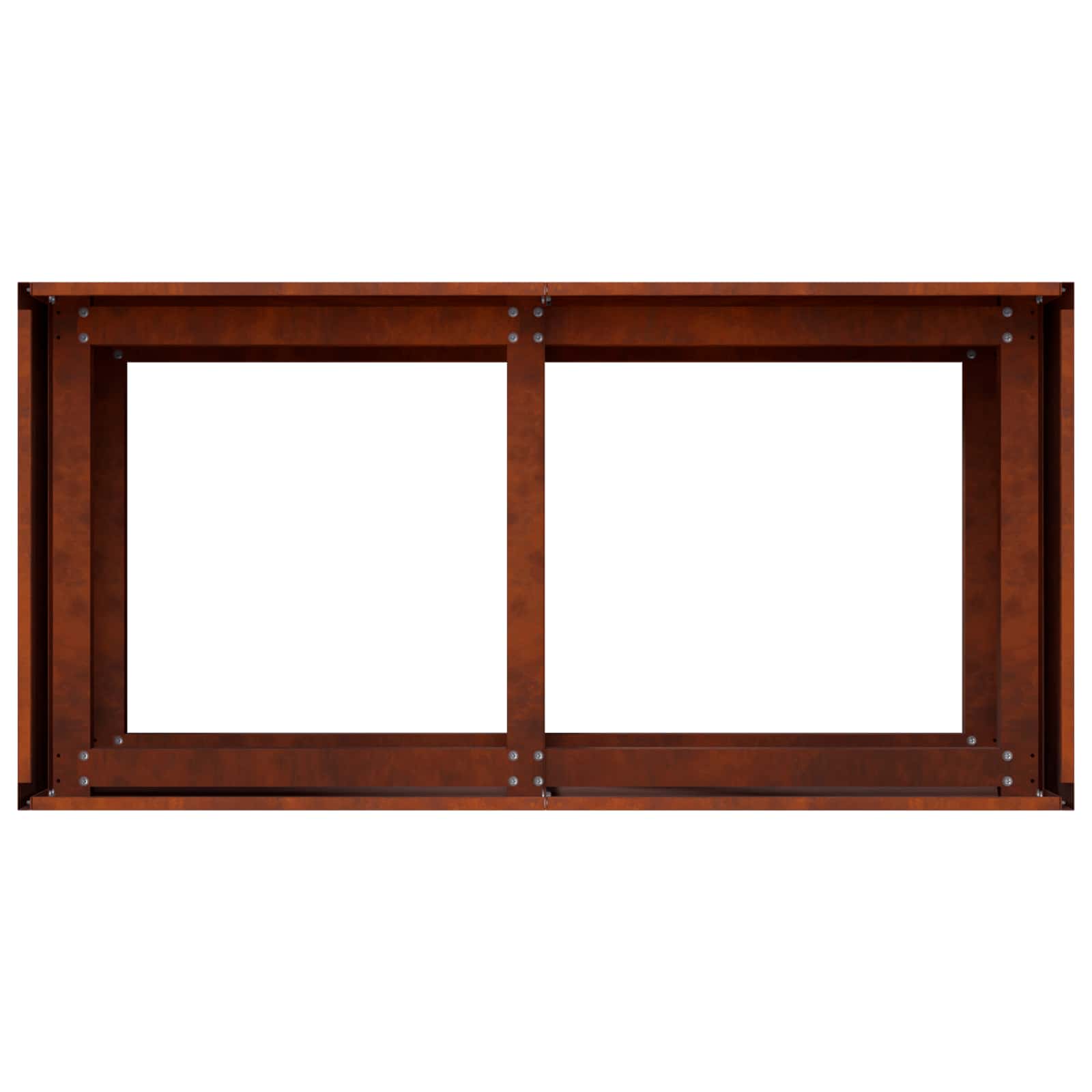 Vaso da giardino Ruggine 80 x 40 x 60 cm Acciaio Corten