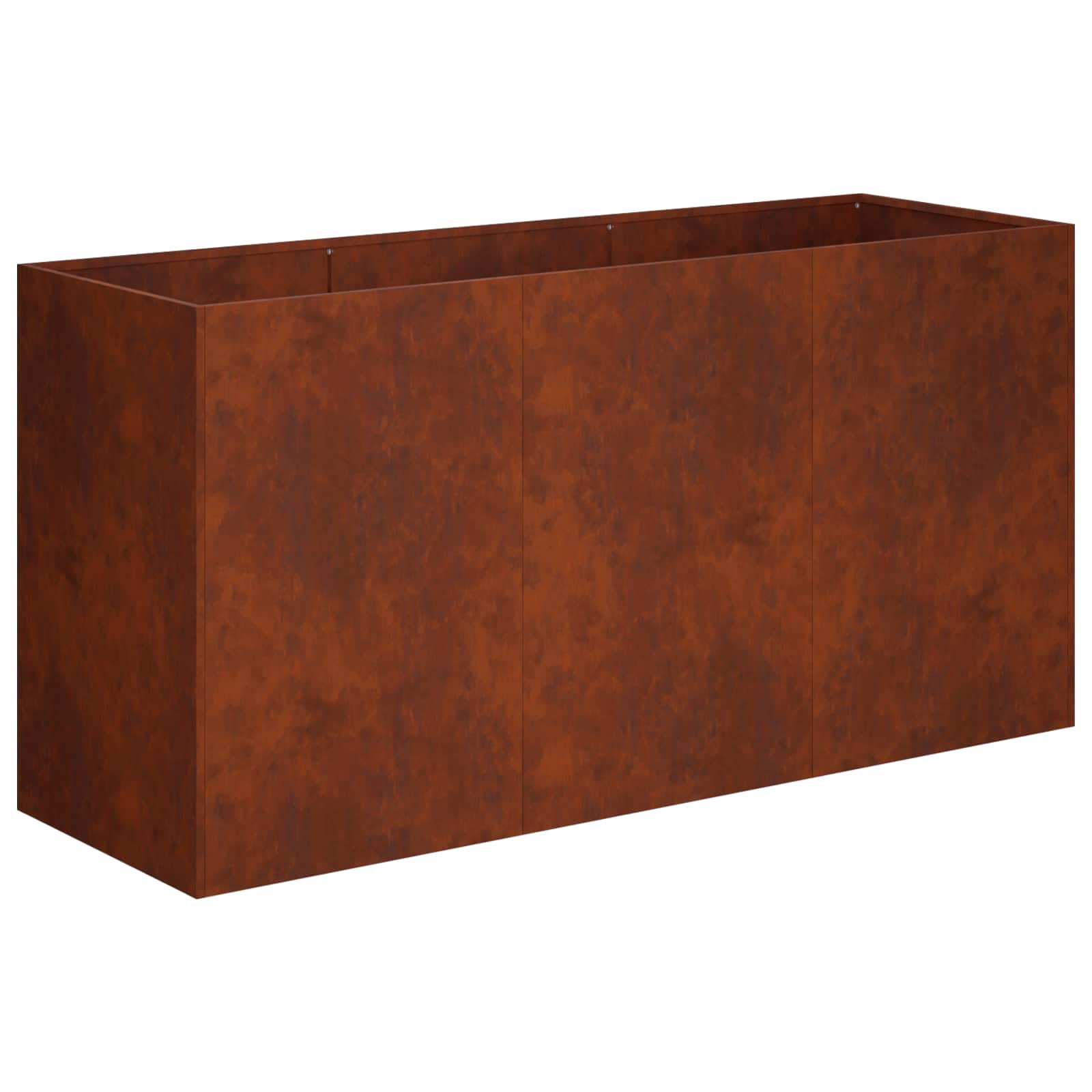 Vaso da giardino Ruggine 120 x 40 x 60 cm Acciaio Corten