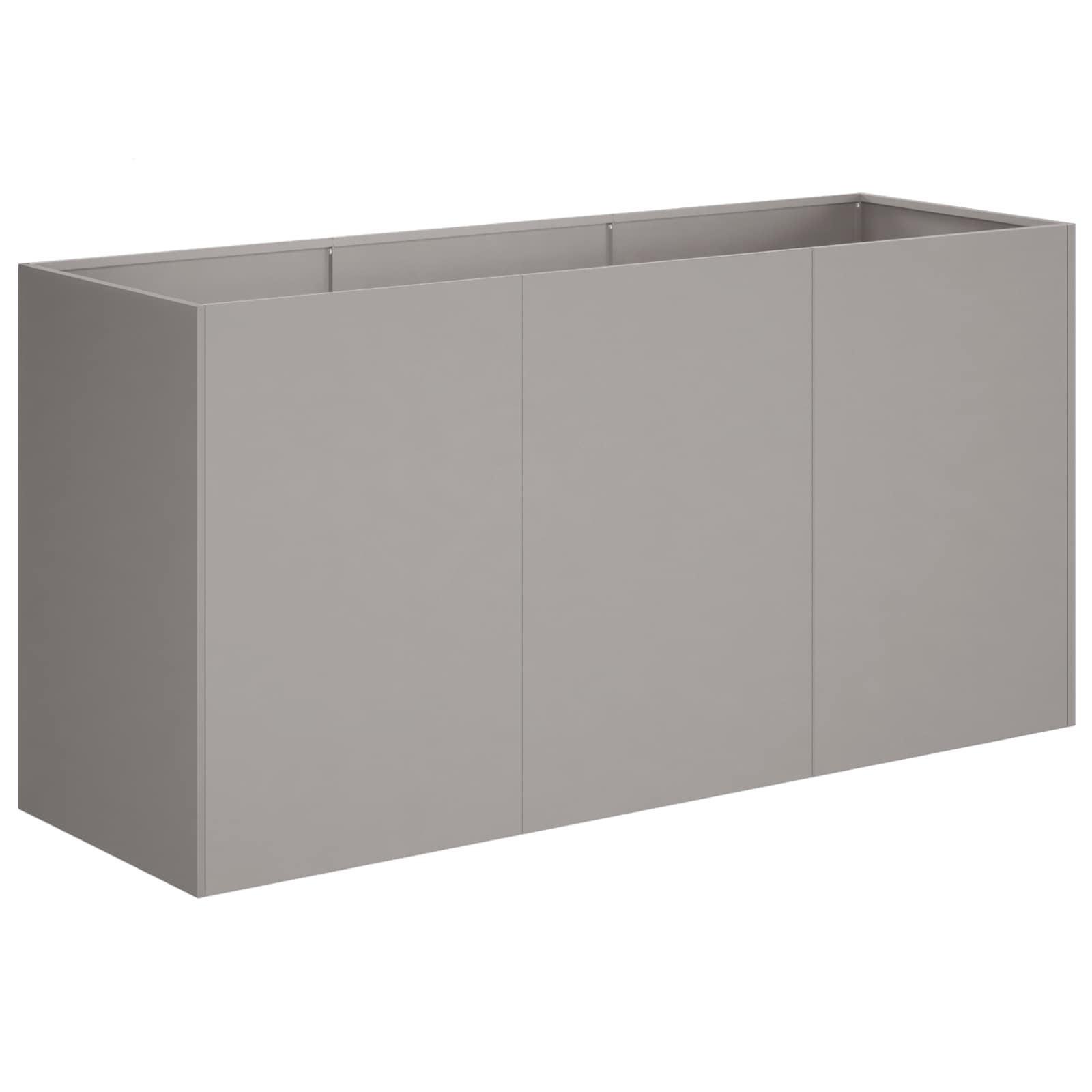 Vaso da giardino Ruggine 120 x 40 x 60 cm Acciaio Corten