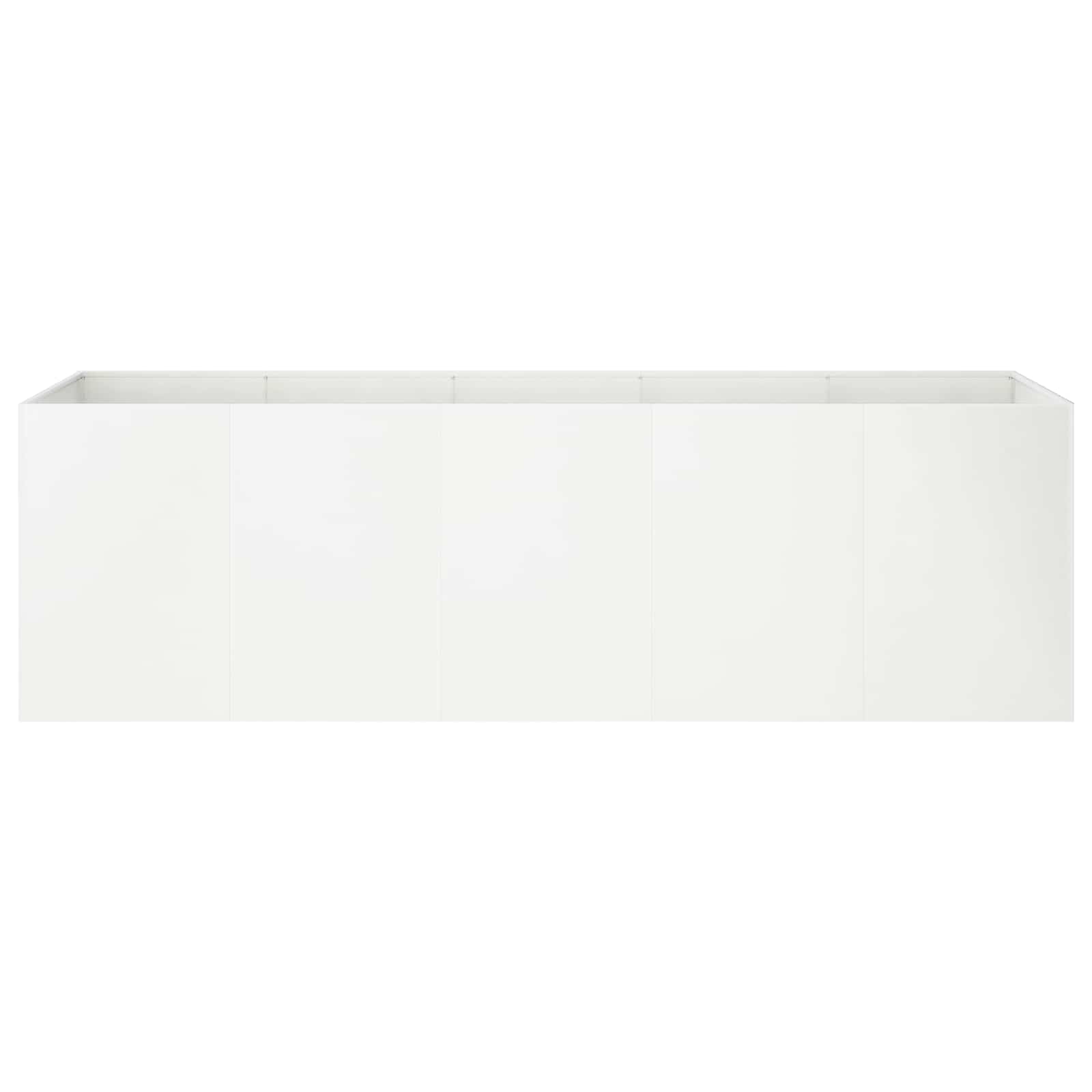 Vaso da giardino Bianco 200 x 40 x 60 cm