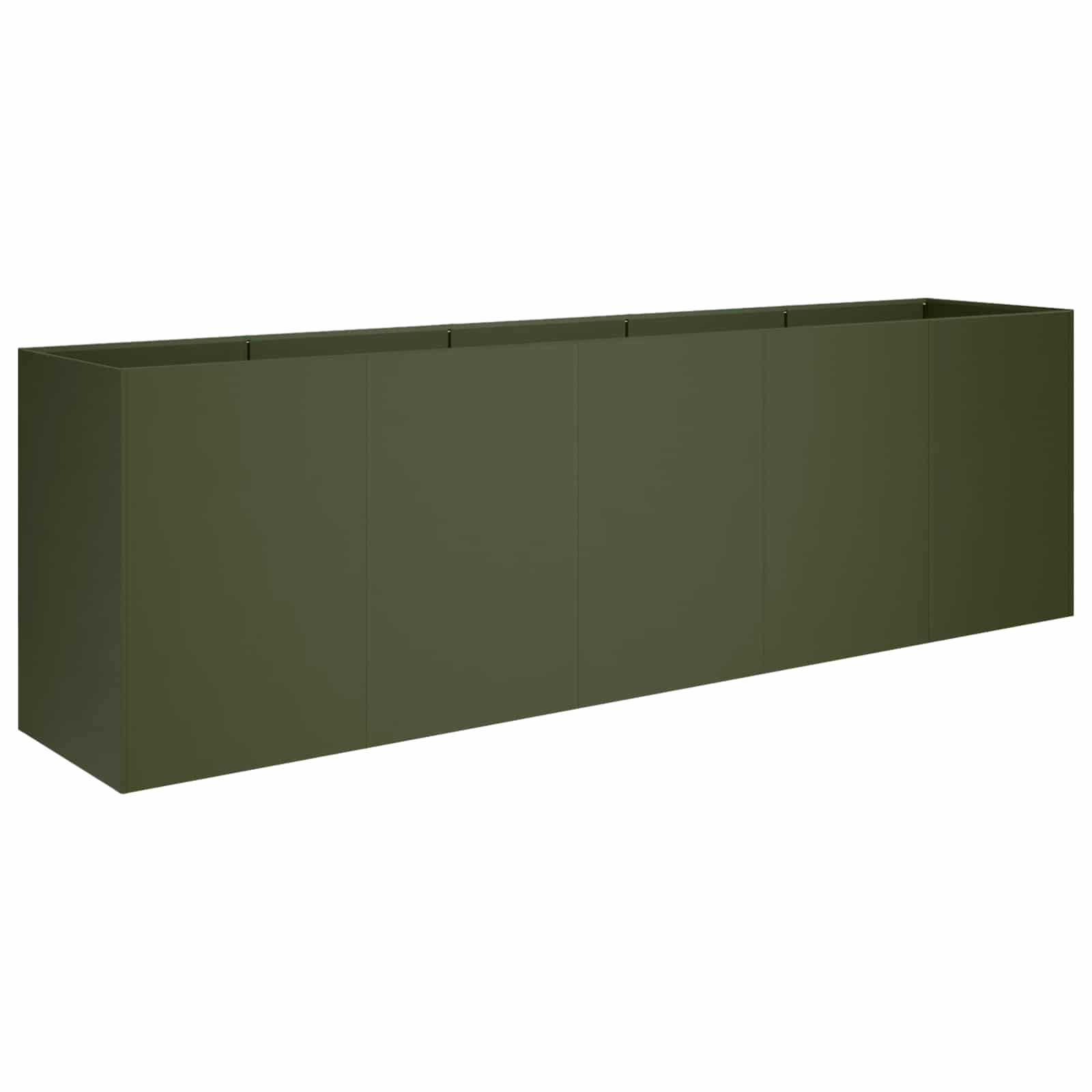 Vaso da giardino Verde Oliva 200 x 40 x 60 cm