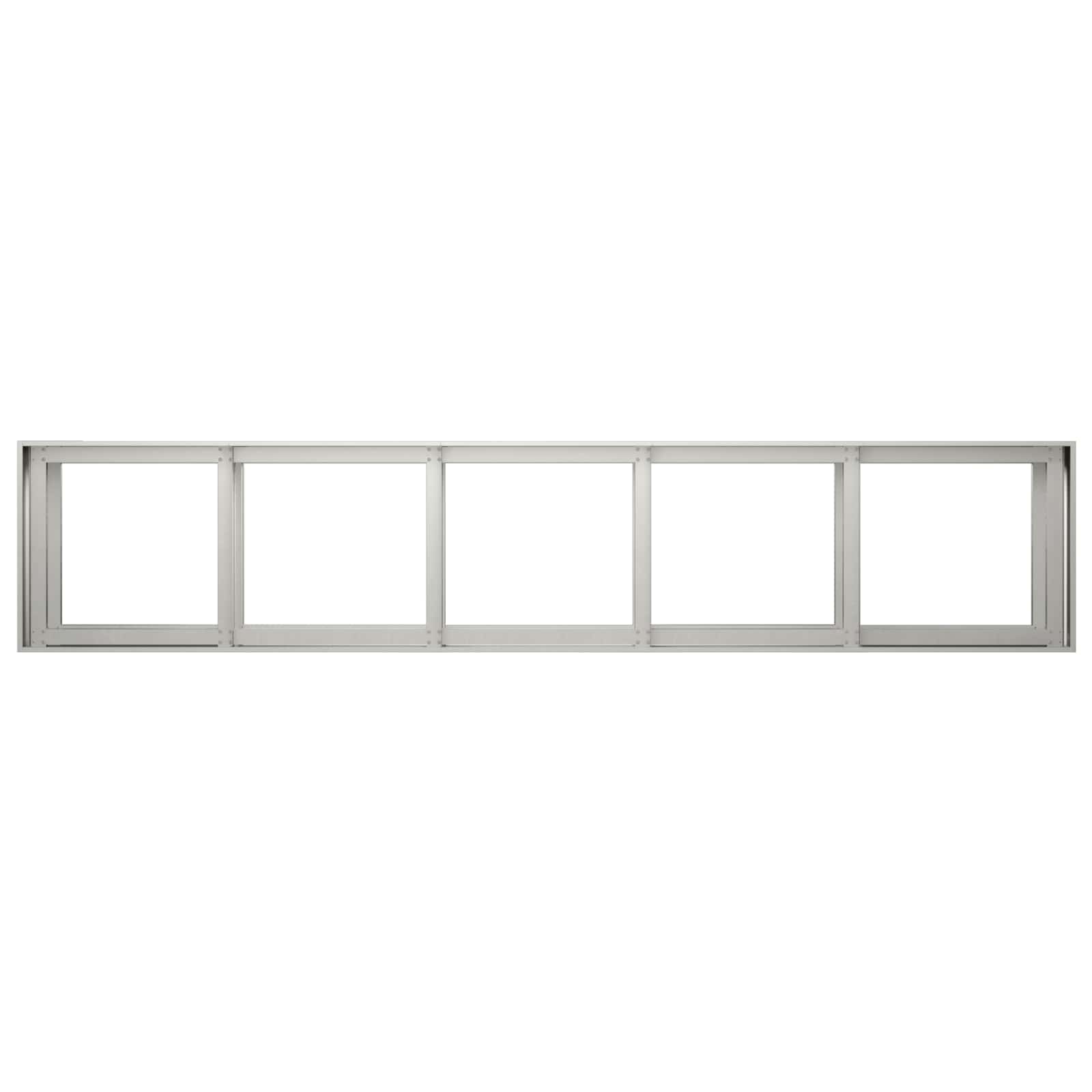 Vaso da giardino Argento 200 x 40 x 60 cm Acciaio Inox