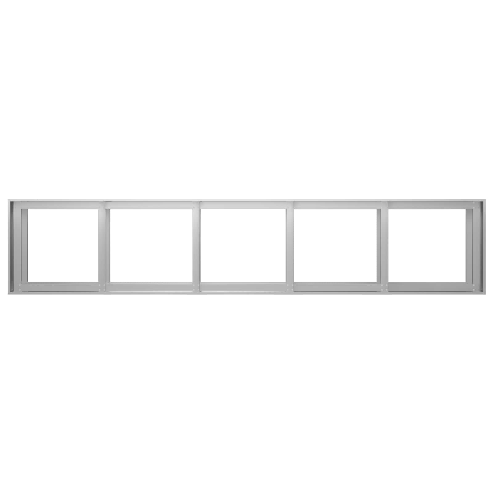 Vaso da giardino Argento 200 x 40 x 60 cm Acciaio zincato