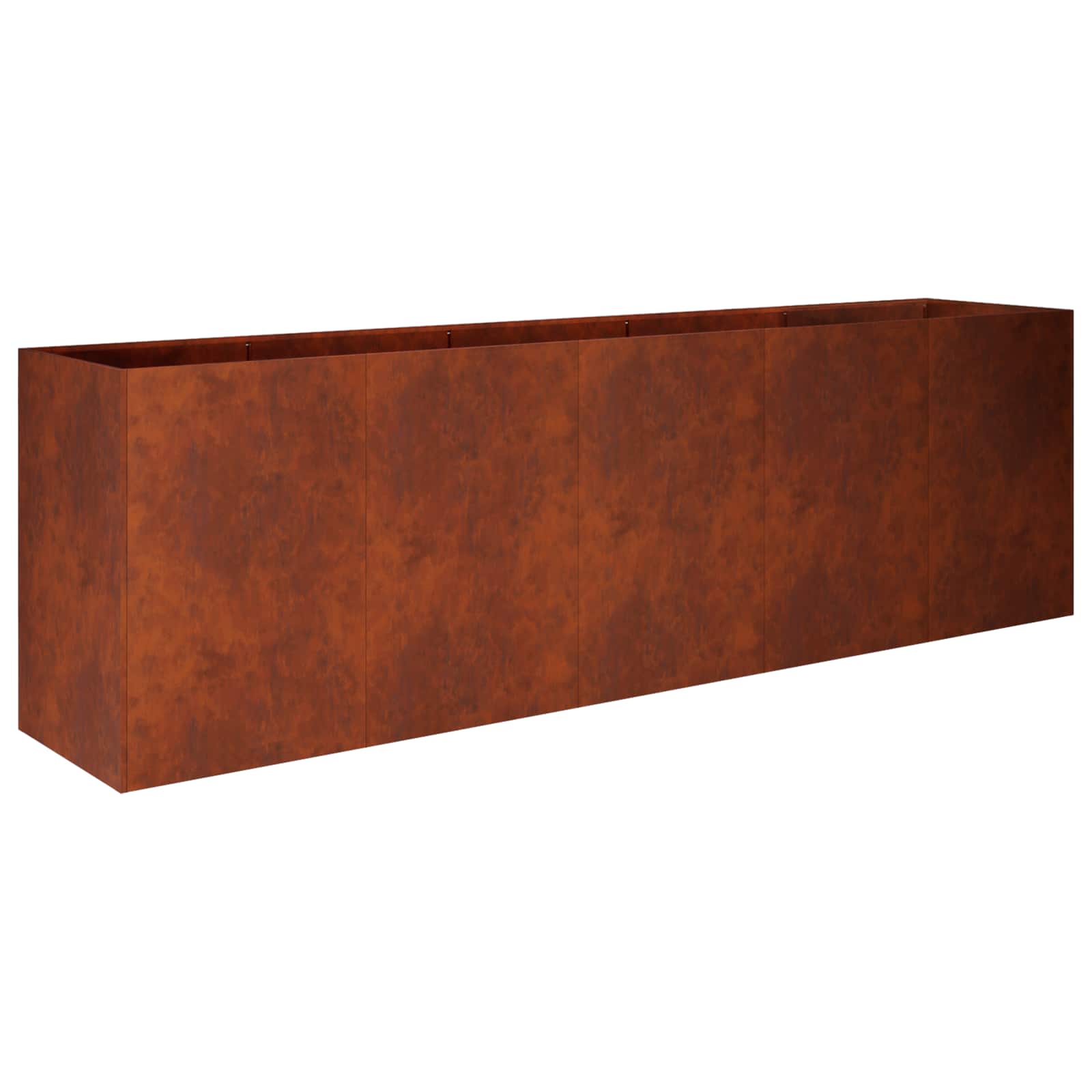 Vaso da giardino Ruggine 200 x 40 x 60 cm Acciaio Corten