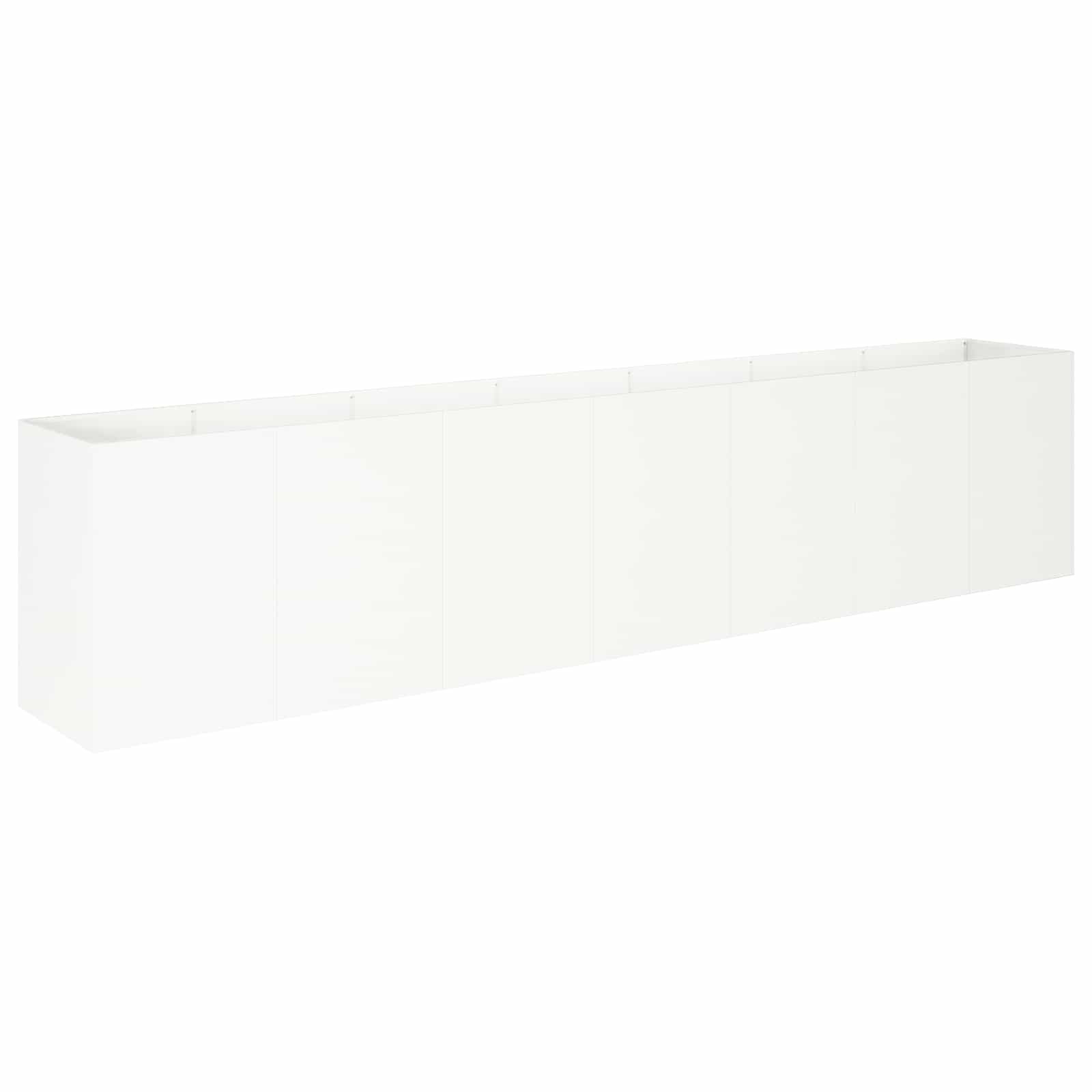 Vaso da giardino Bianco 280 x 40 x 60 cm
