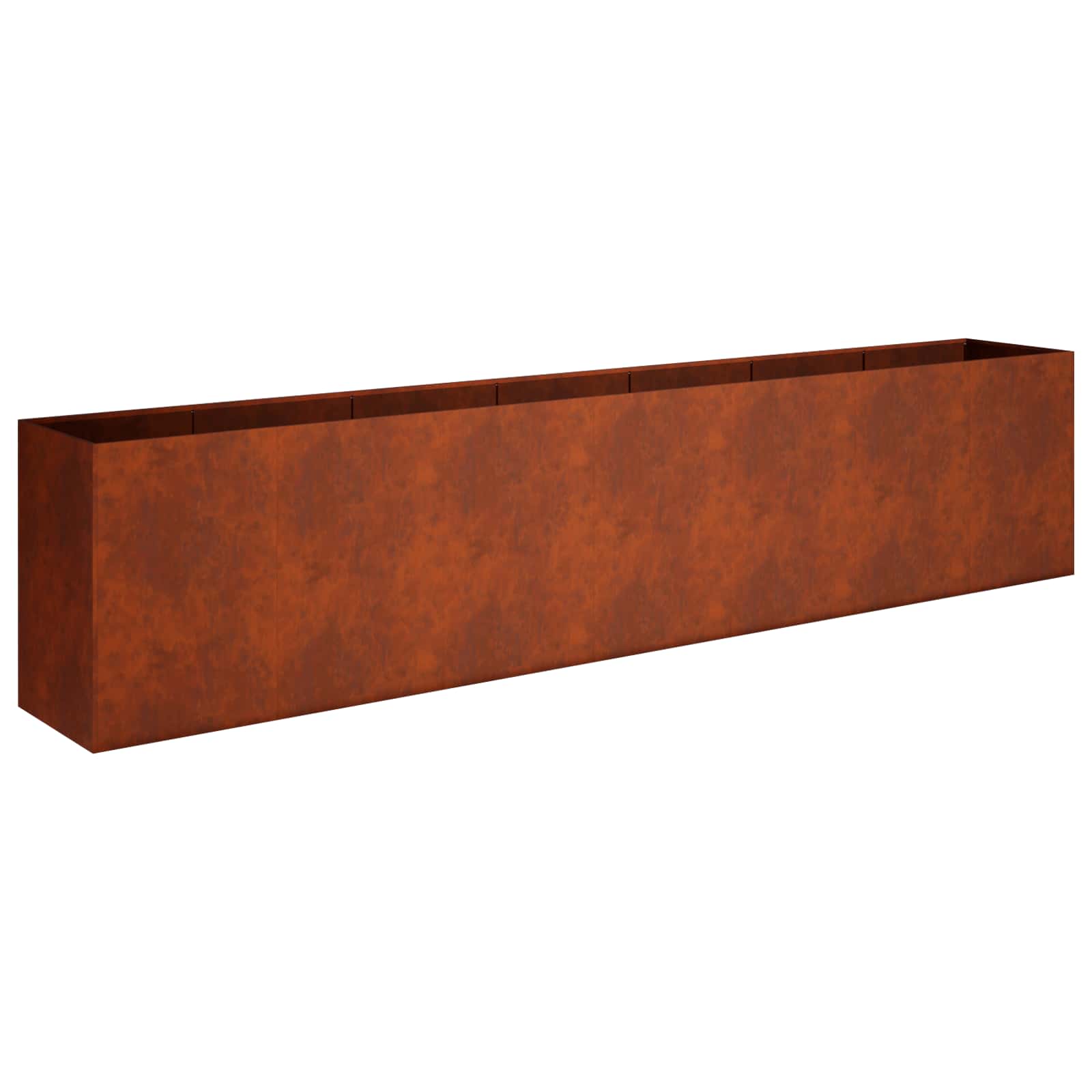 Vaso da giardino Ruggine 280 x 40 x 60 cm Acciaio Corten