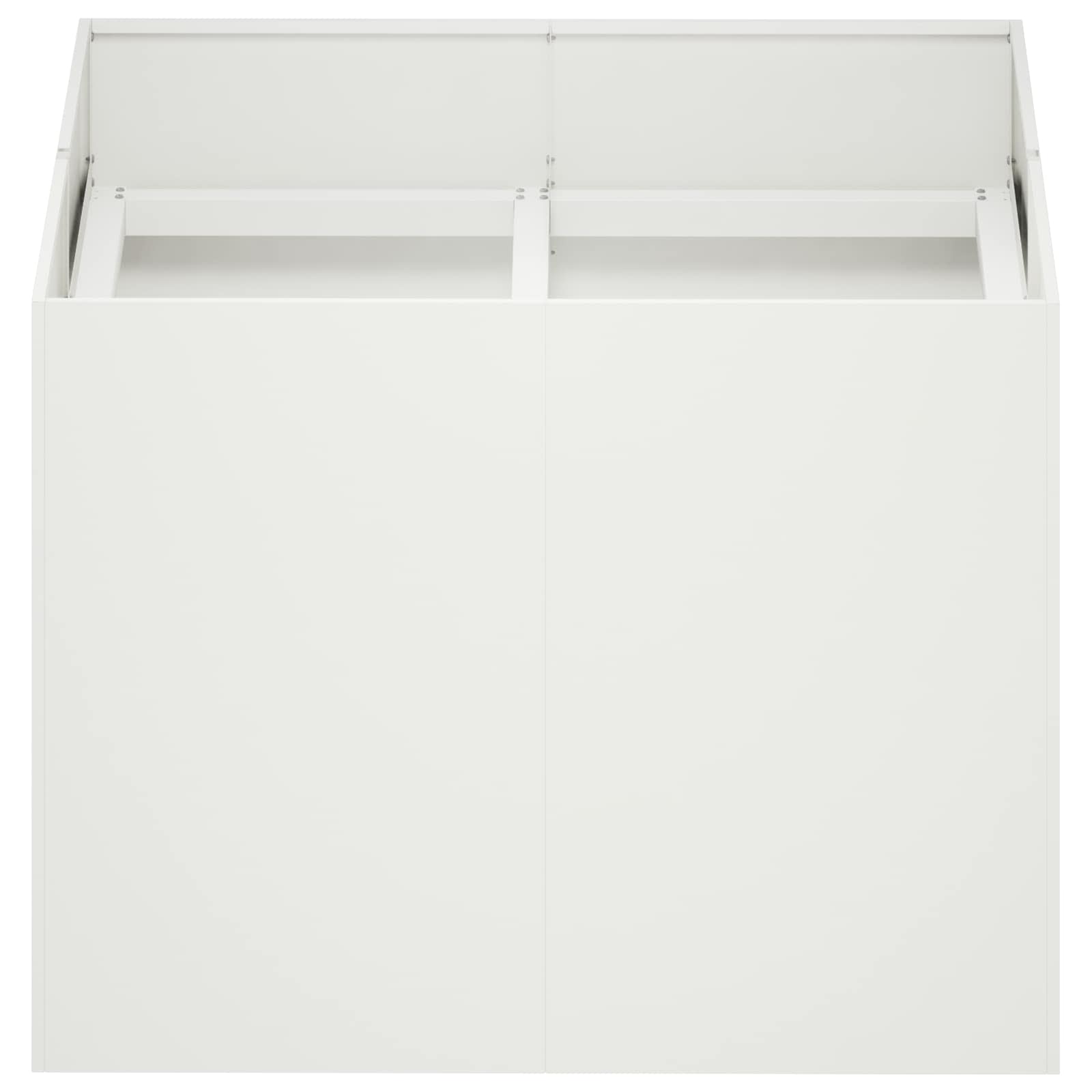 Vaso da giardino Bianco 80 x 80 x 60 cm