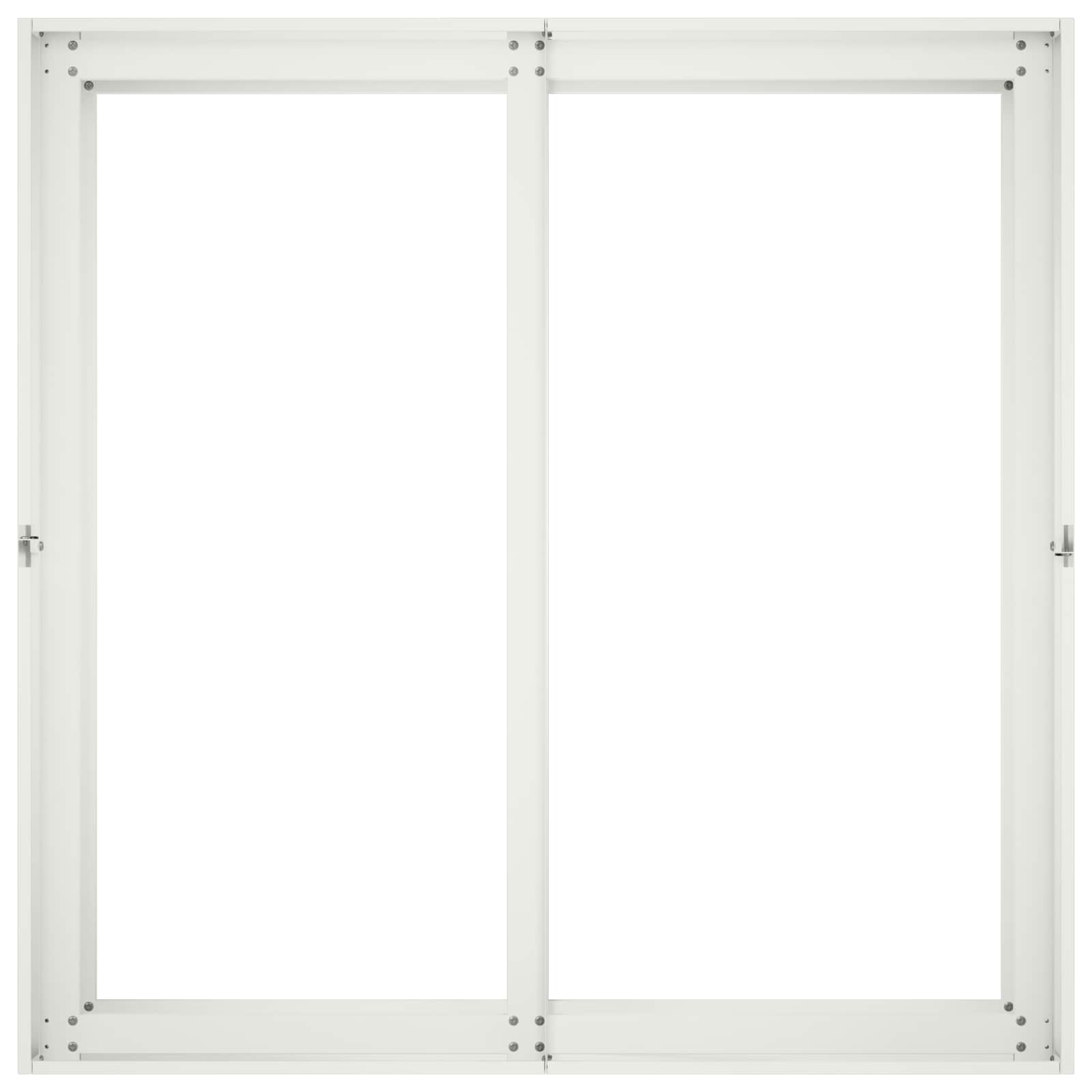 Vaso da giardino Bianco 80 x 80 x 60 cm