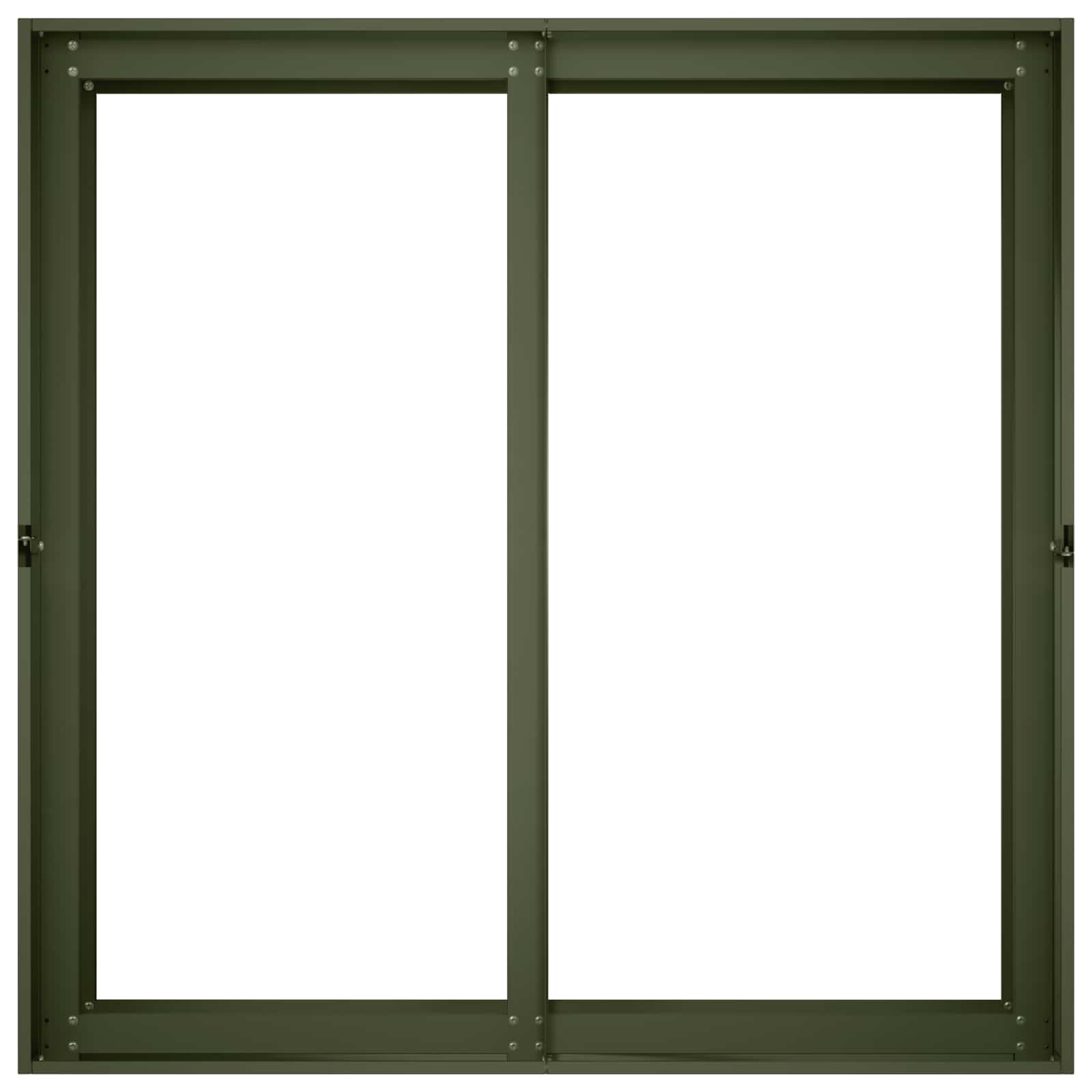Vaso da giardino Verde Oliva 80 x 80 x 60 cm