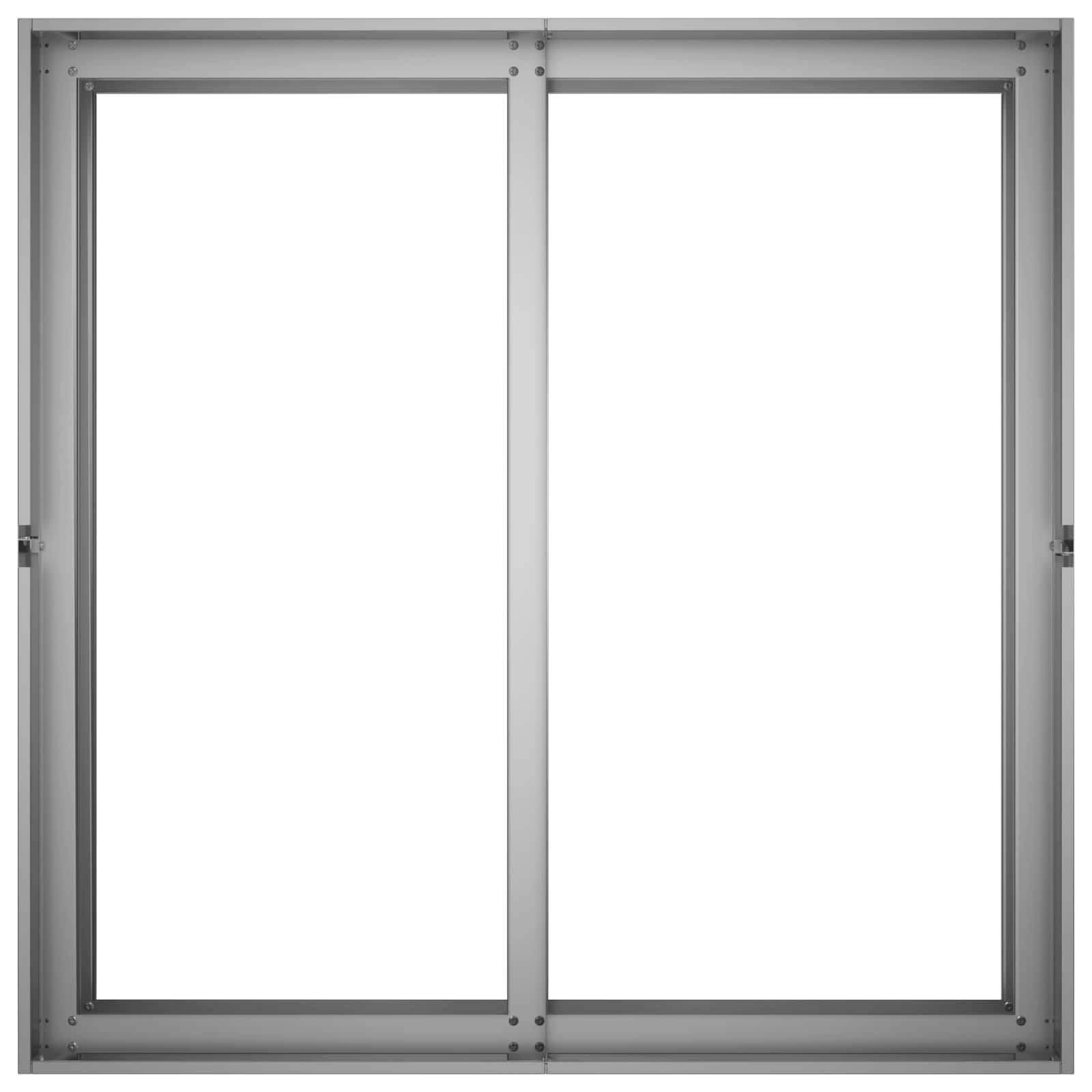 Vaso da giardino Argento 80 x 80 x 60 cm Acciaio zincato